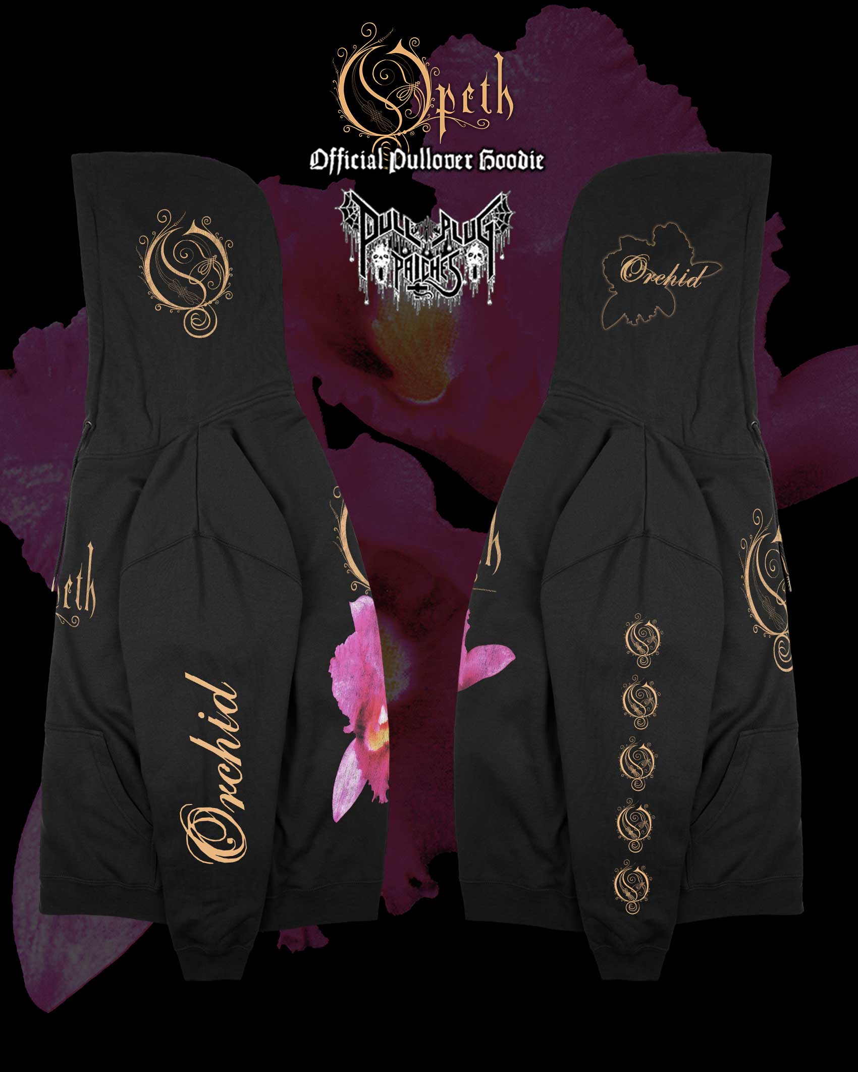 Opeth - Orchid - Deluxe Pullover Hoodie – Pull The Plug Patches