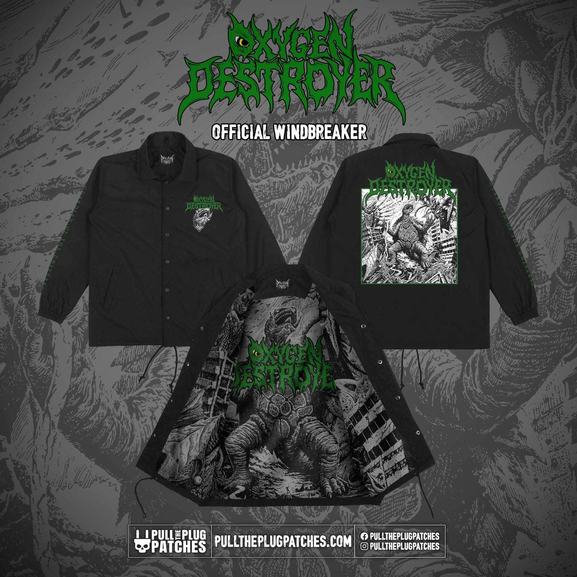 Oxygen Destroyer Guardians Of The Universe Windbreaker – Pull