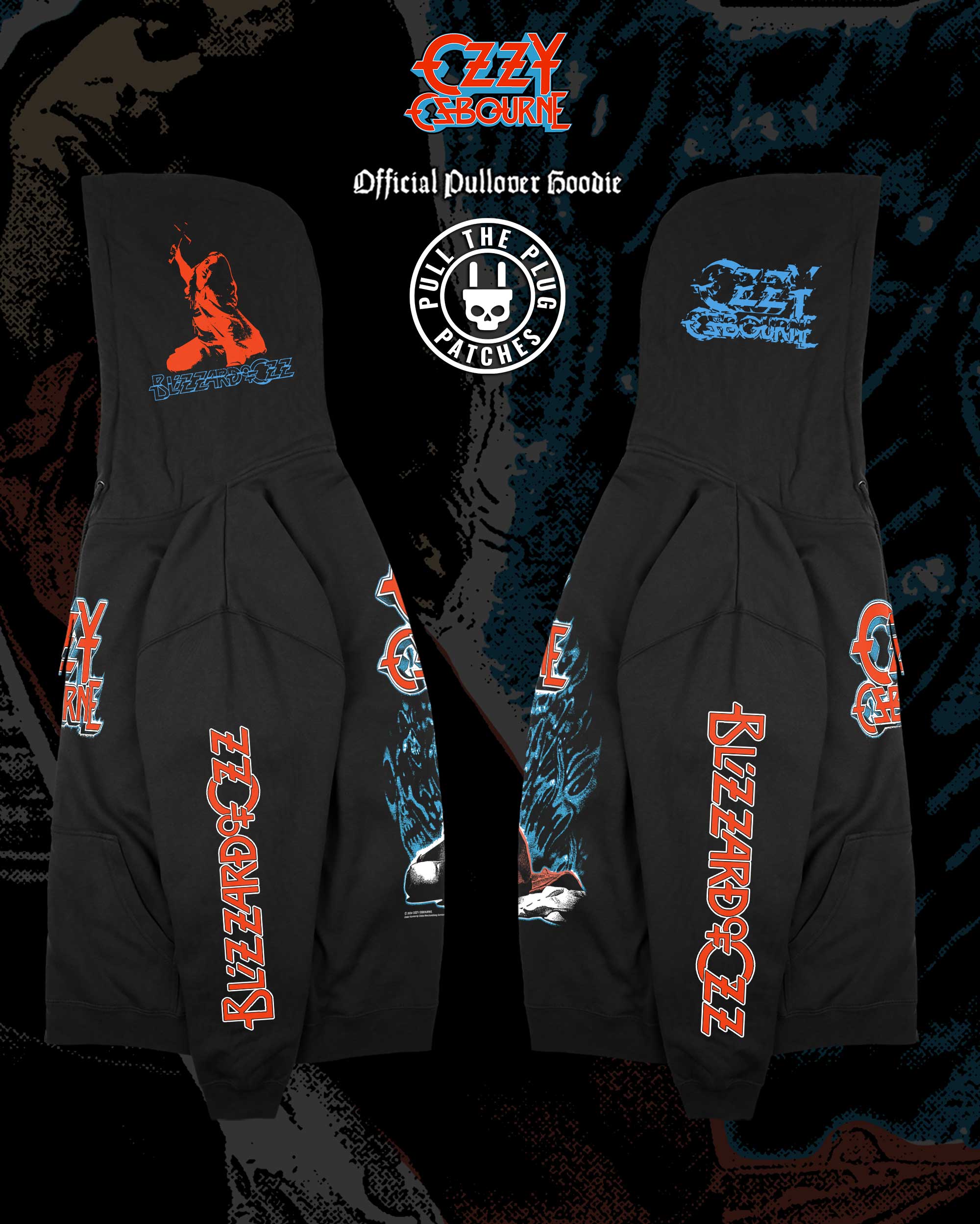 Ozzy Osbourne - Blizzard Of Ozz - Deluxe Pullover Hoodie – Pull