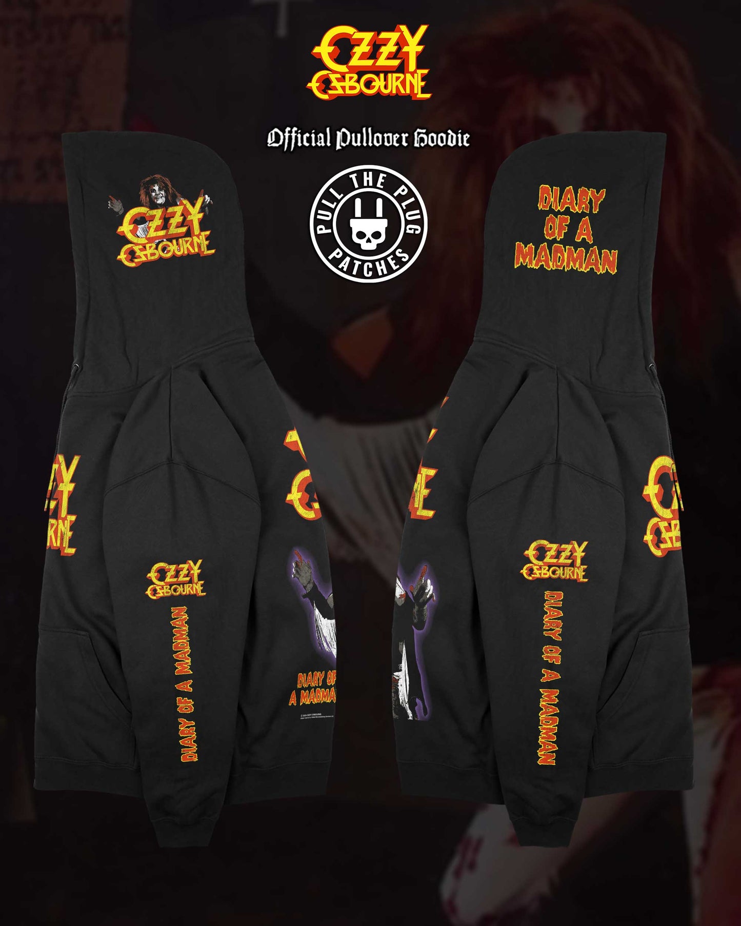 Ozzy Osbourne - Diary Of A Madman - Deluxe Pullover Hoodie