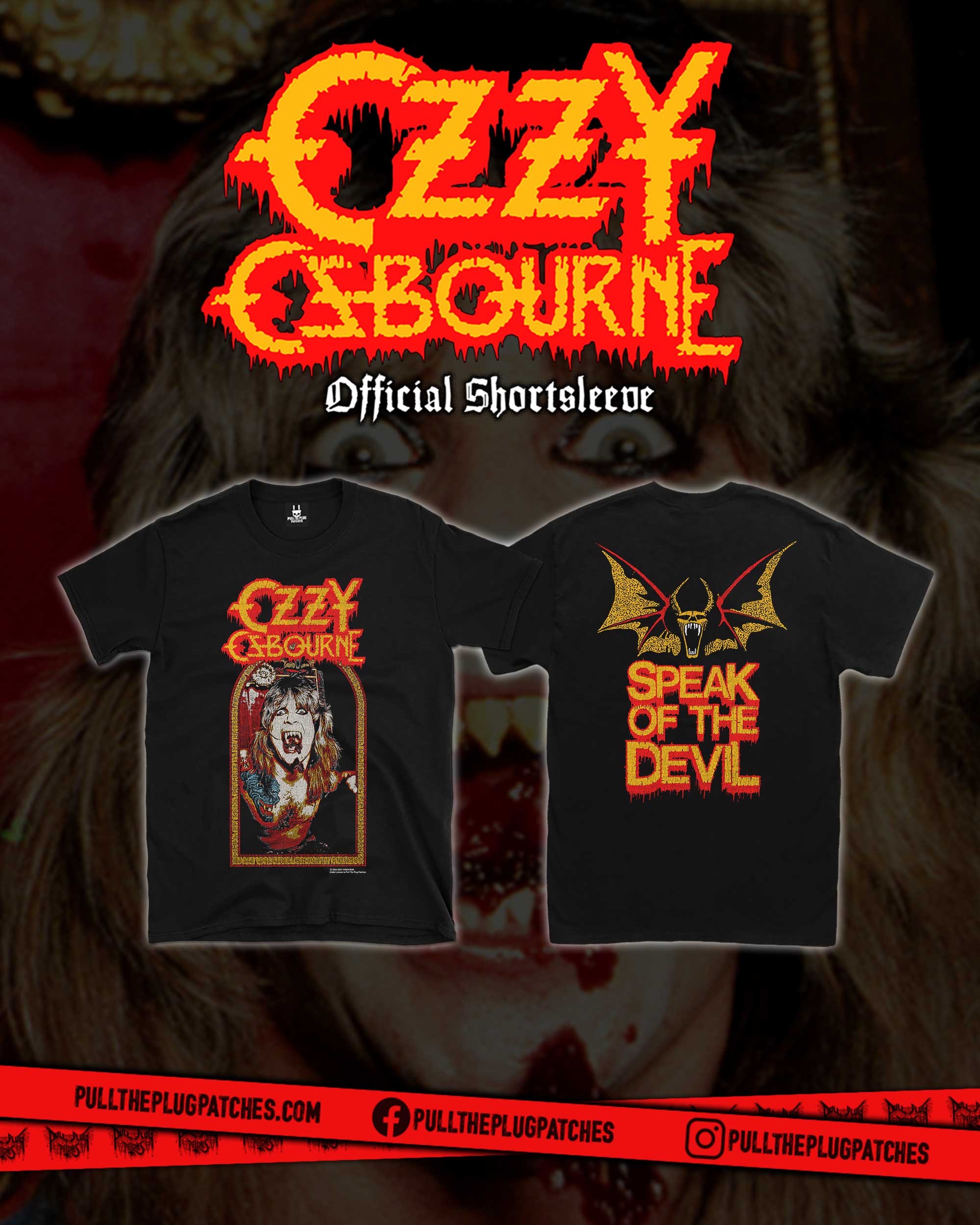 洋楽 O Que E Repentismo Ozzy Osbourne - Speak Of The Devil - Shortsleeve Shirt – Pull The