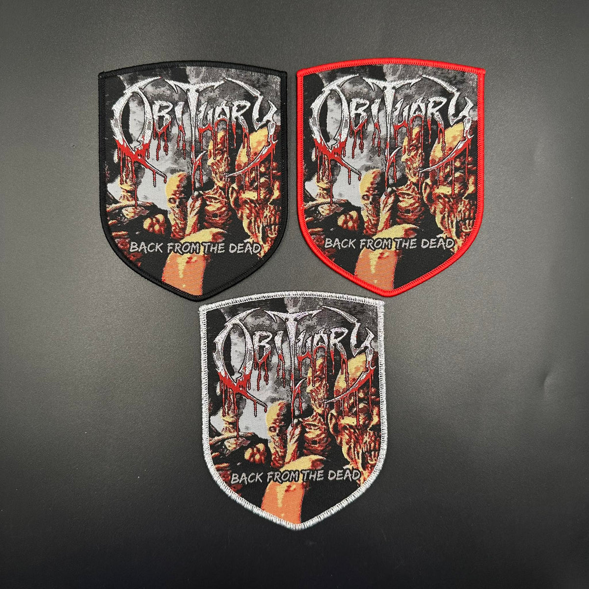 Obituary - Back from the Dead – Pull The Plug Patches