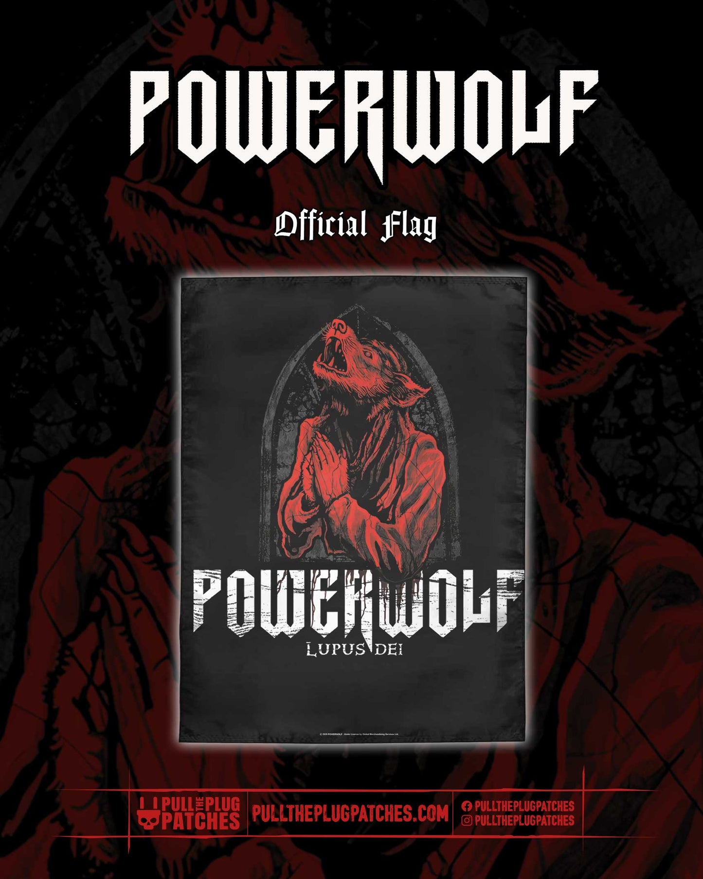Powerwolf - Lupus Dei - Flag