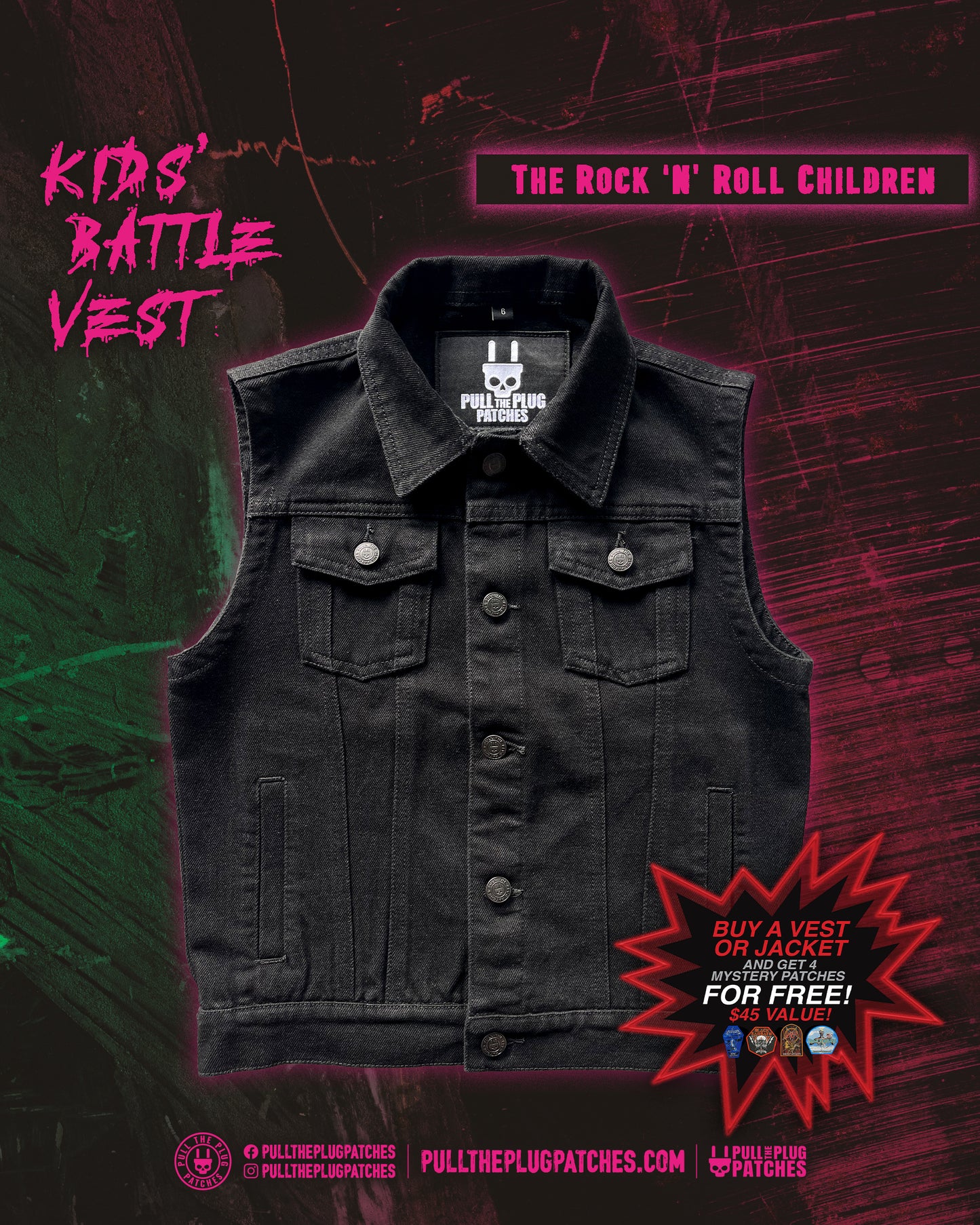The Rock N Roll Children - Kids Vest