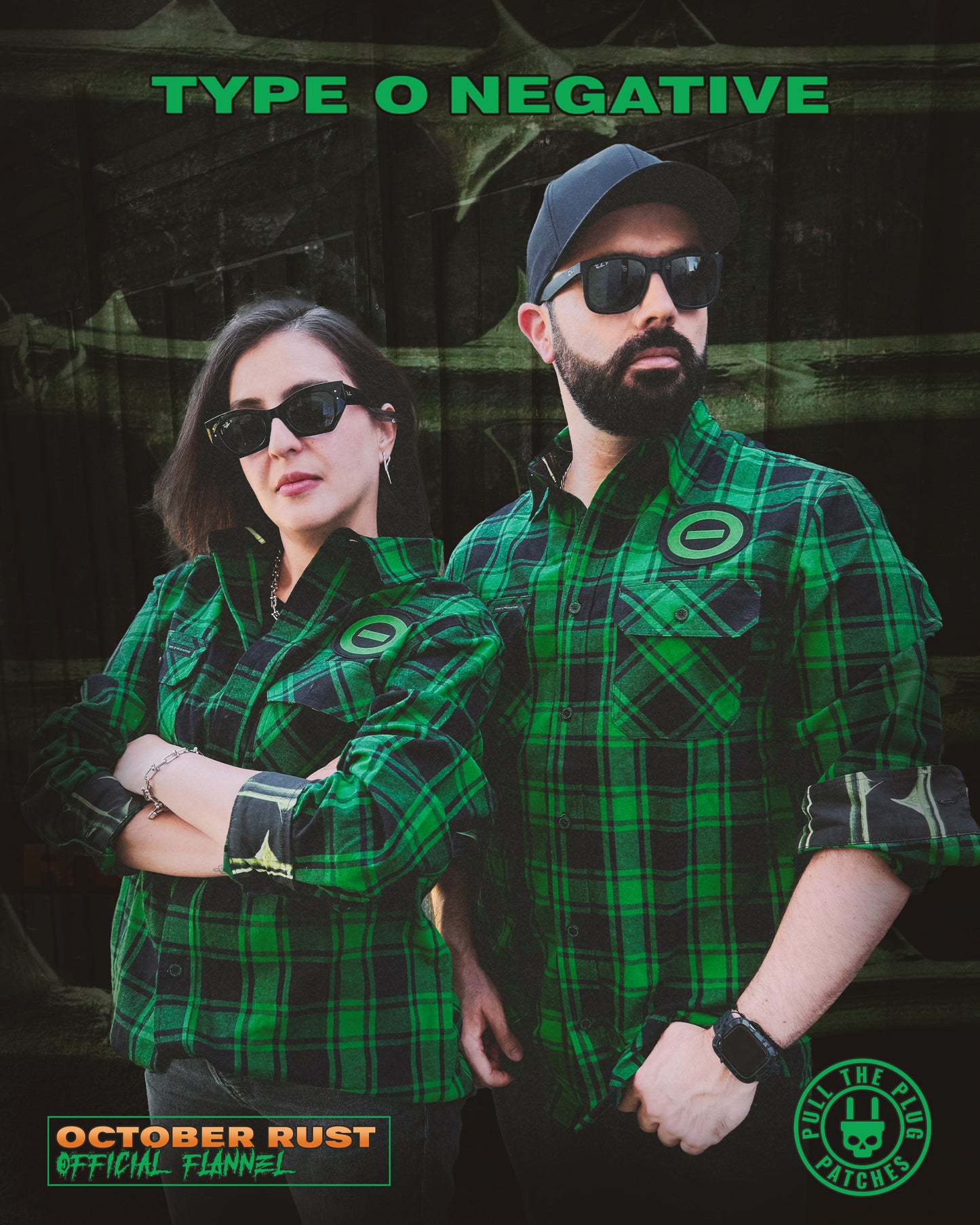 Type O Negative - October Rust - Flannel Shirt