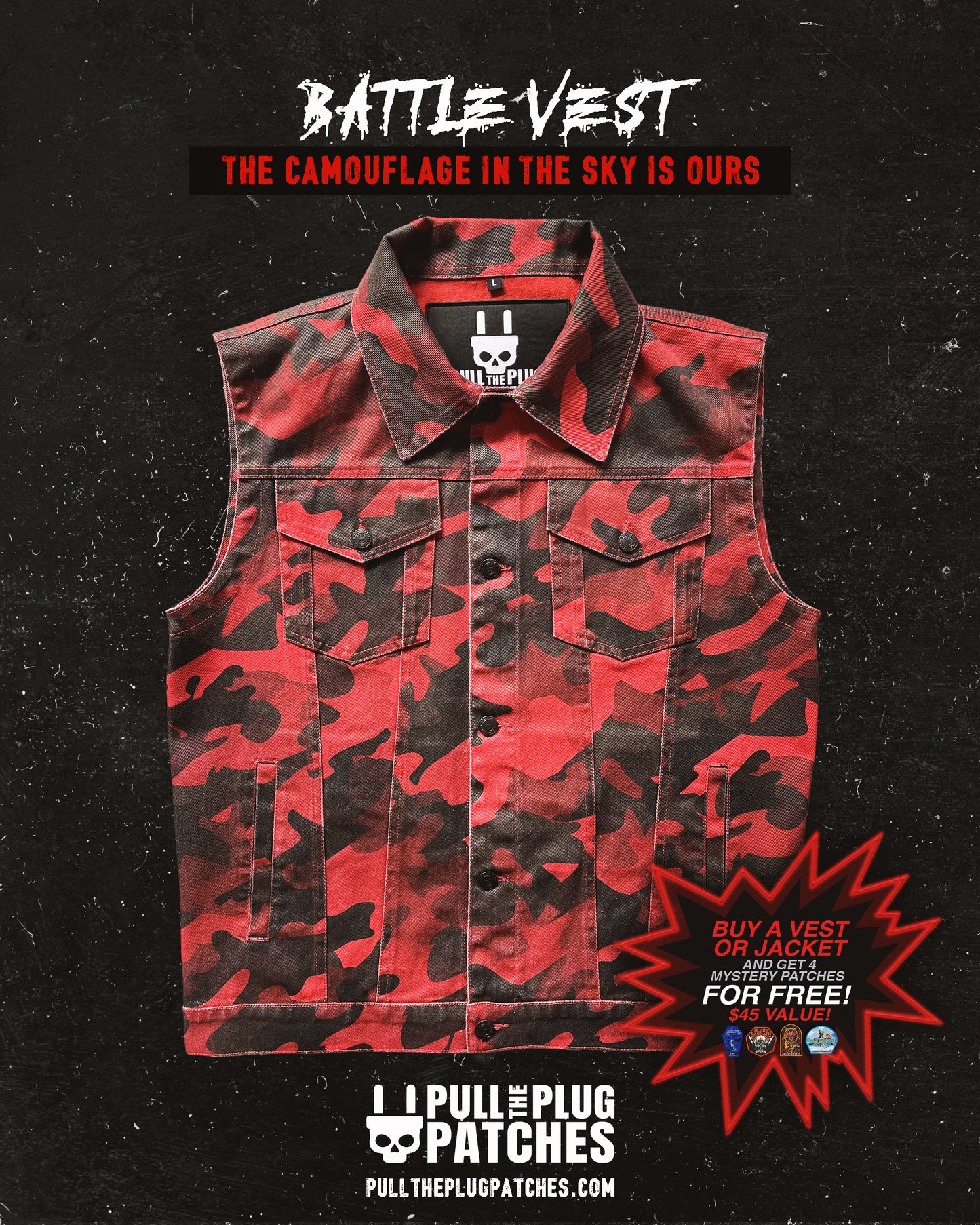 The Camouflage In The Sky Is Ours - Vest