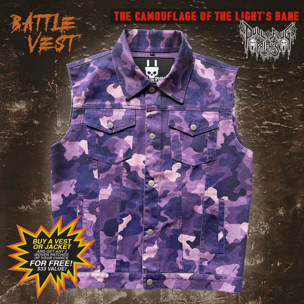 The Camouflage Of The Light's Bane Vest Pull The Plug Patches