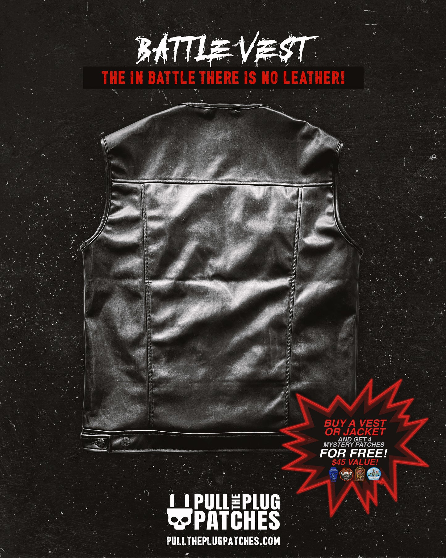 The In Battle There Is No Leather! - Vest