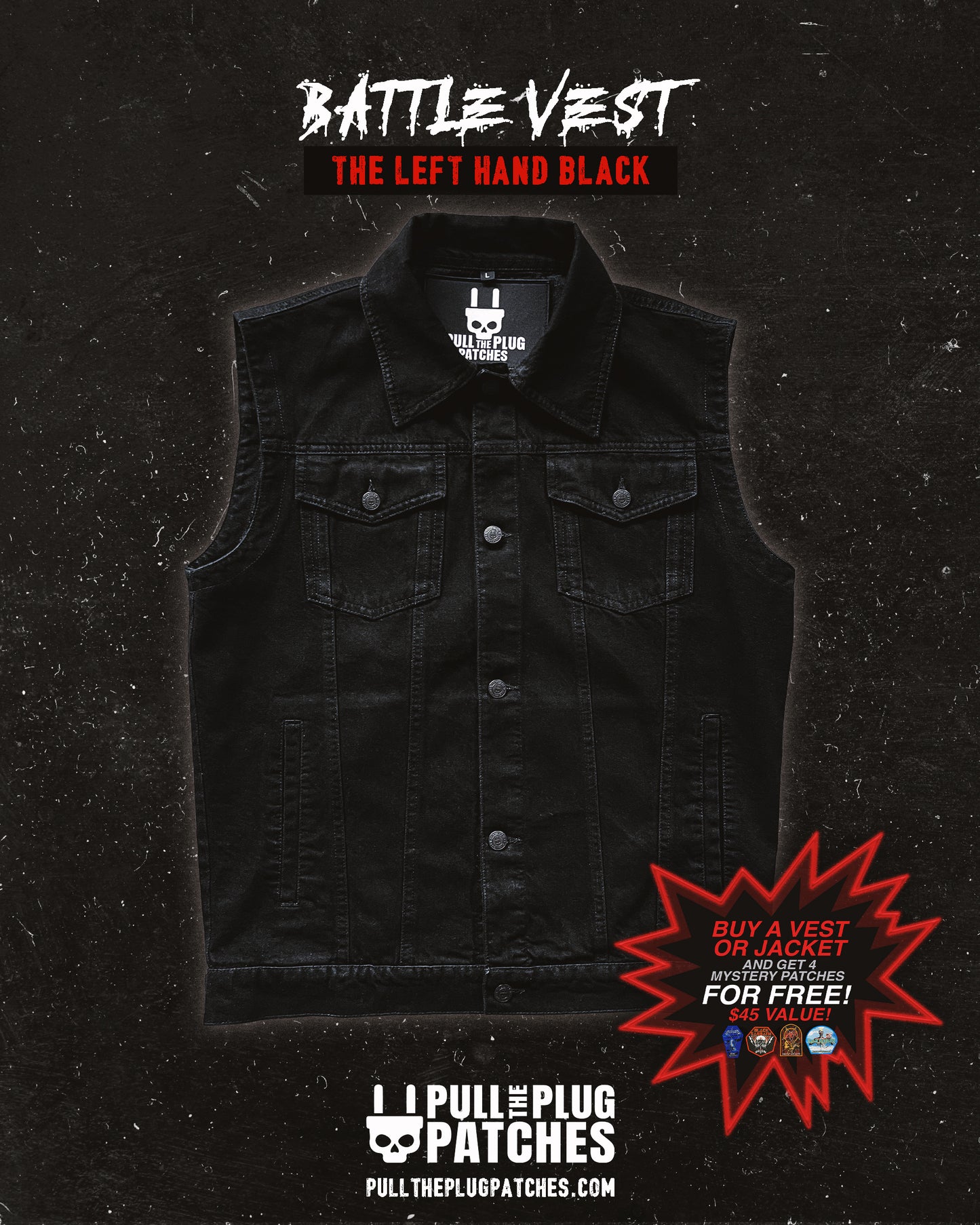 The Left Hand Black - Vest