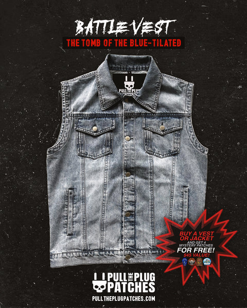 The Tomb Of The Blue-tilated - Vest – Pull The Plug Patches