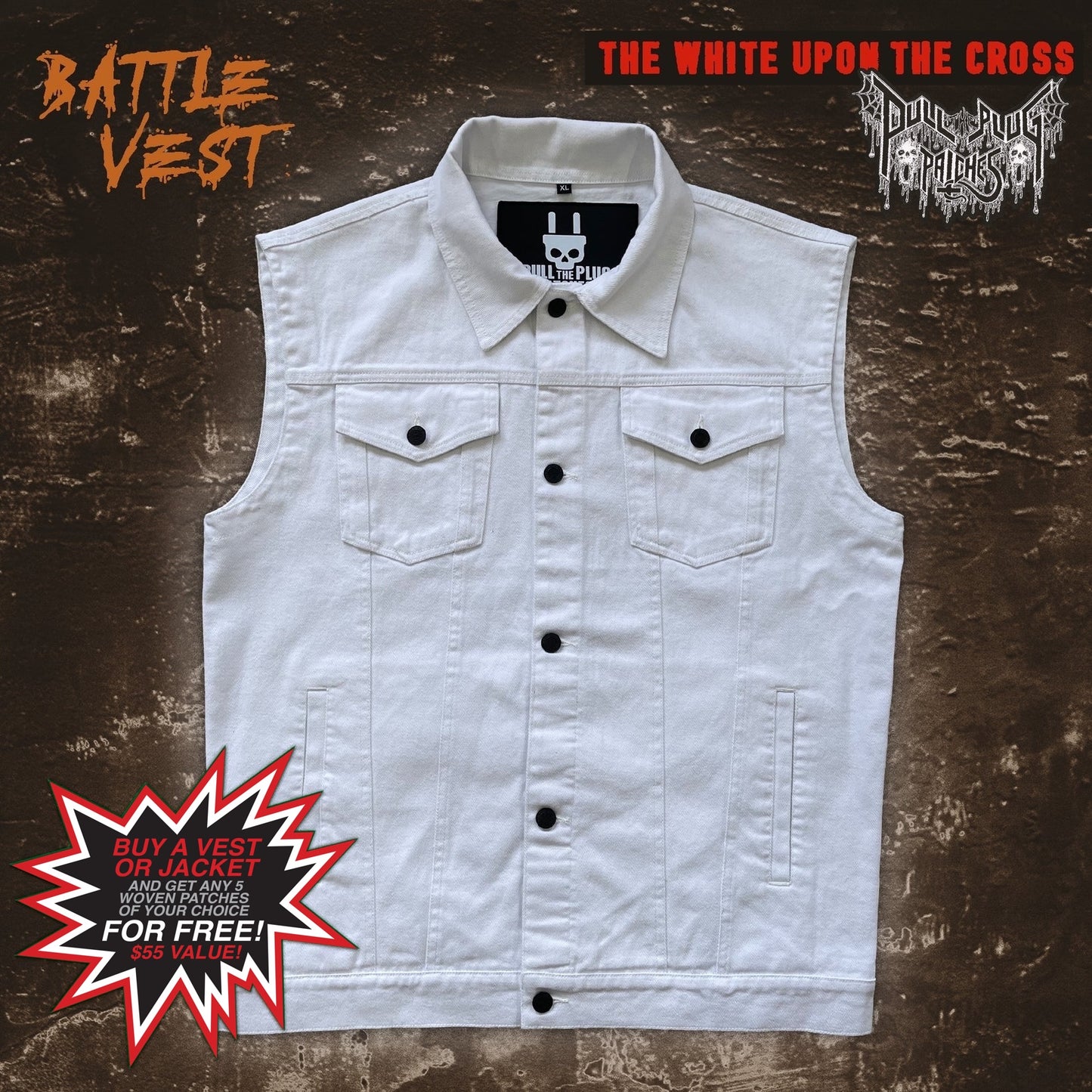 The White Upon The Cross - Vest