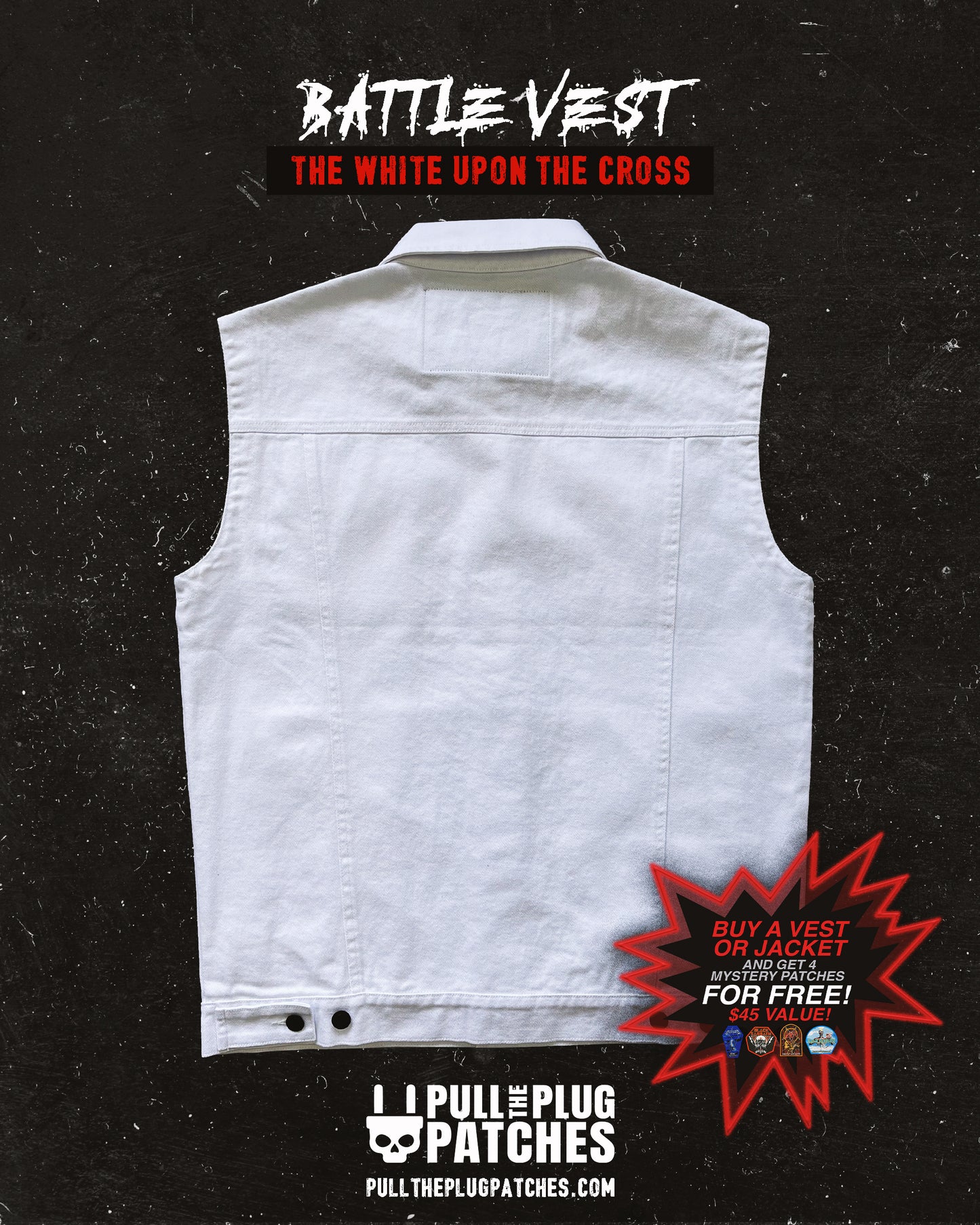 The White Upon The Cross - Vest