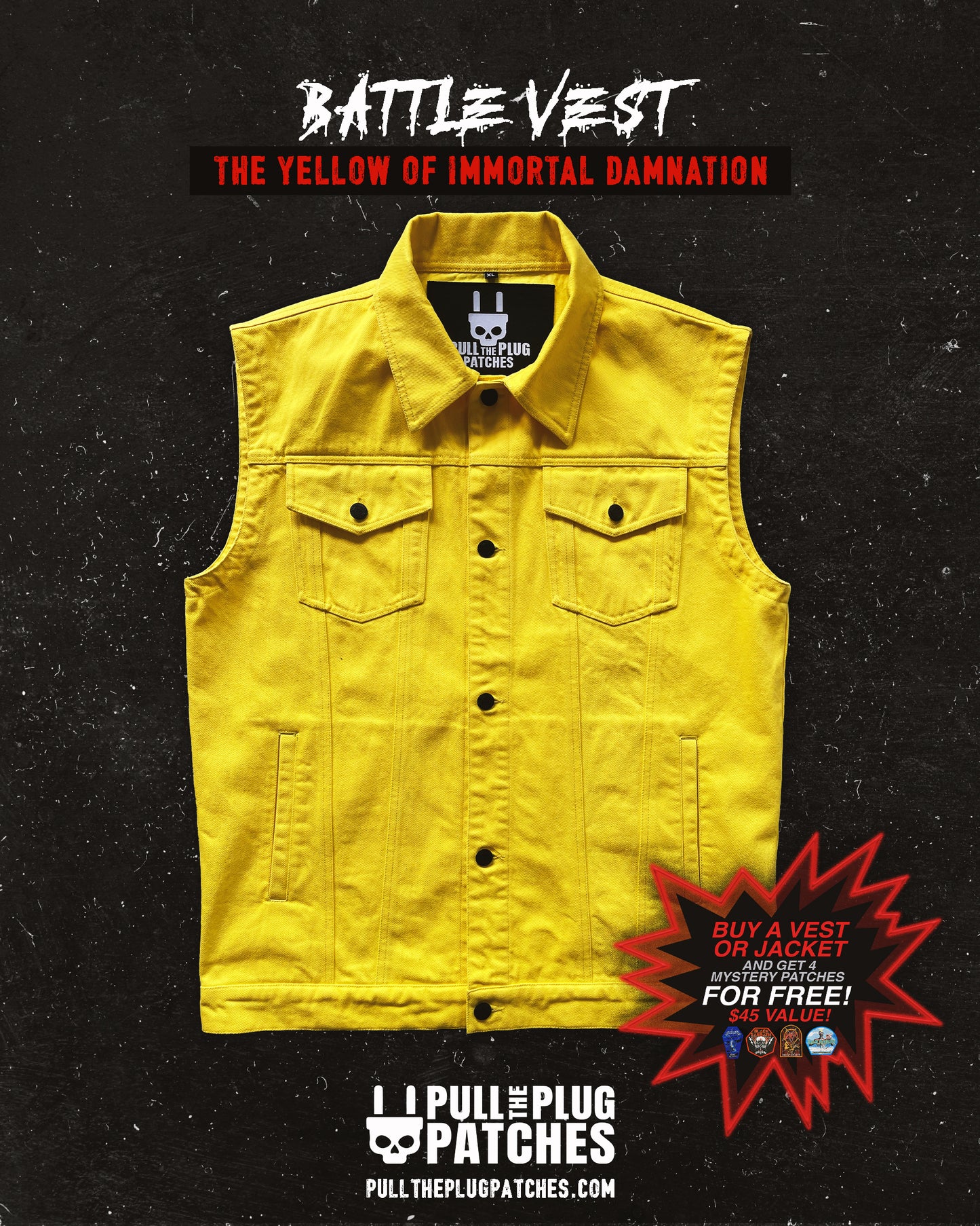 The Yellow Of Immortal Damnation - Vest