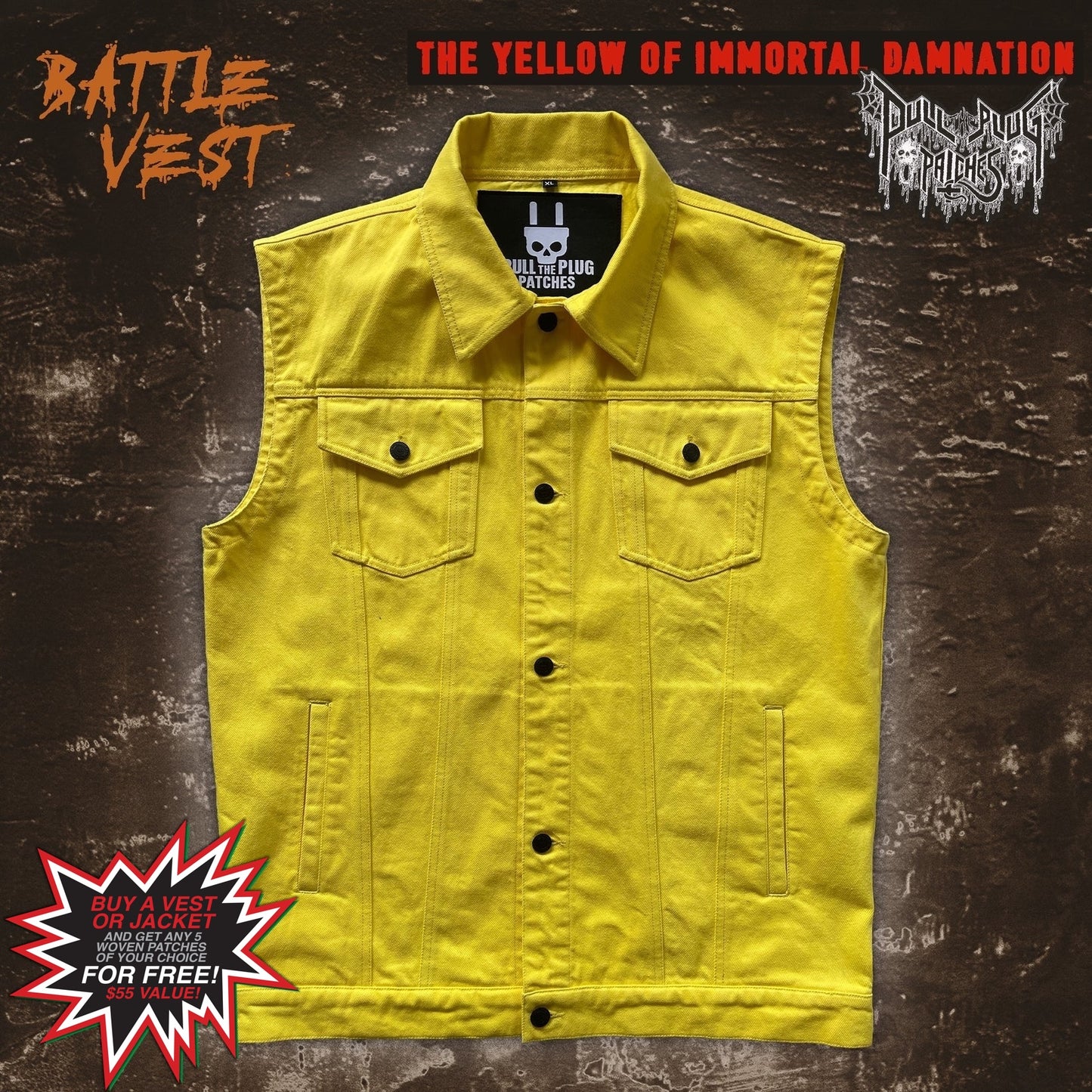 The Yellow Of Immortal Damnation - Vest