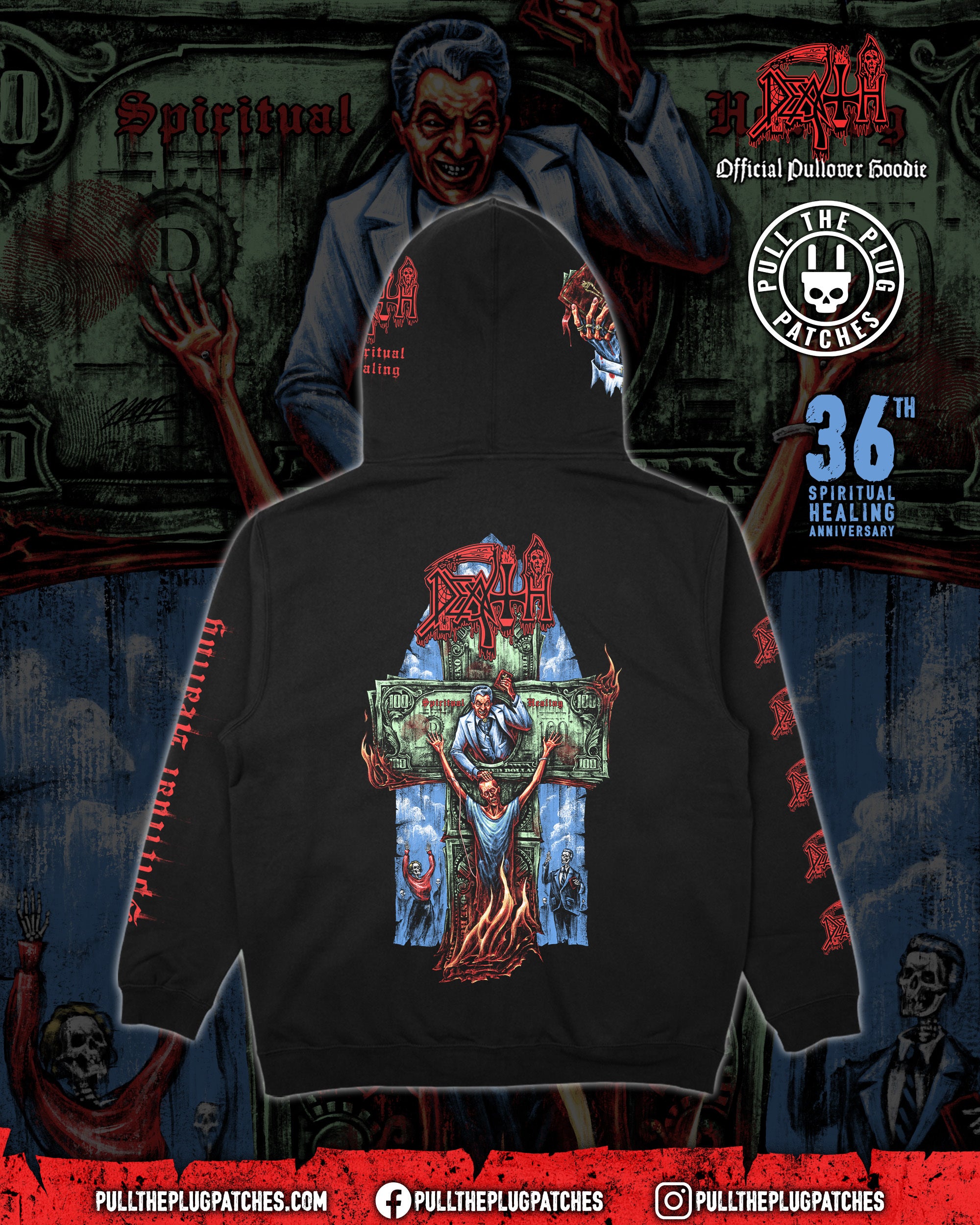 Death - Spiritual Healing x Exclusive Noah Cutter Meihoff Art