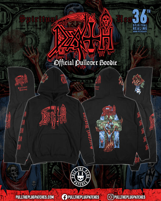 Death - Spiritual Healing x Exclusive Noah Cutter Meihoff Art - Deluxe Pullover Hoodie (Limited Edition)