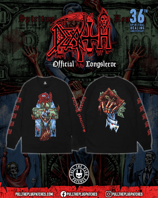 Death - Spiritual Healing x Exclusive Noah Cutter Meihoff Art - Longsleeve Shirt (Limited Edition)
