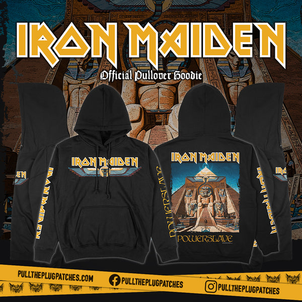 Iron Maiden - Powerslave - Pullover Hoodie – Pull The Plug Patches