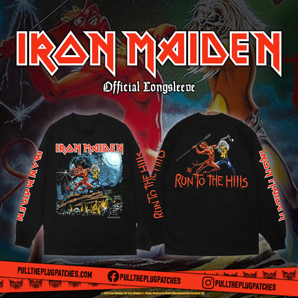 Iron Maiden - Run To The Hills - Longsleeve Shirt – Pull The Plug
