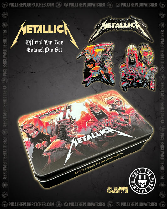 Metallica - The Four Horsemen - Tin Box Pin Set