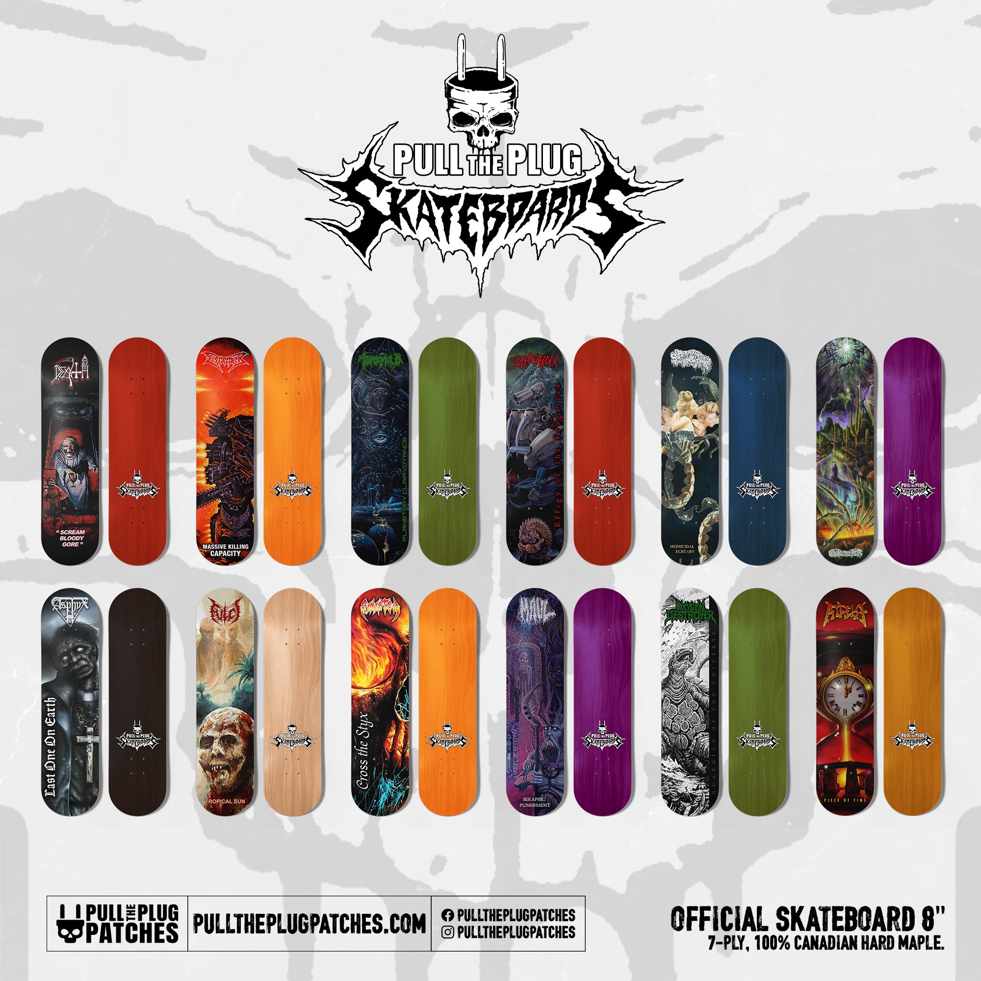 Skateboards Pull The Plug Patches Skateboards pull the plug patches