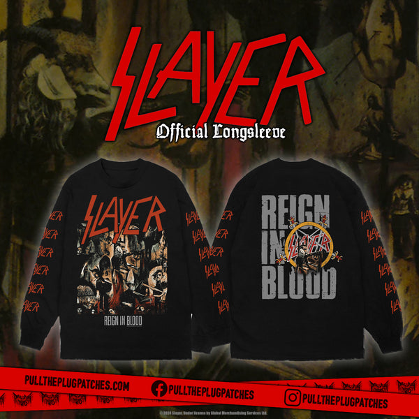 Slayer – T-Shirt Reign In Blood, Uomo, Manica Corta, Cotone, Taglia S - 2