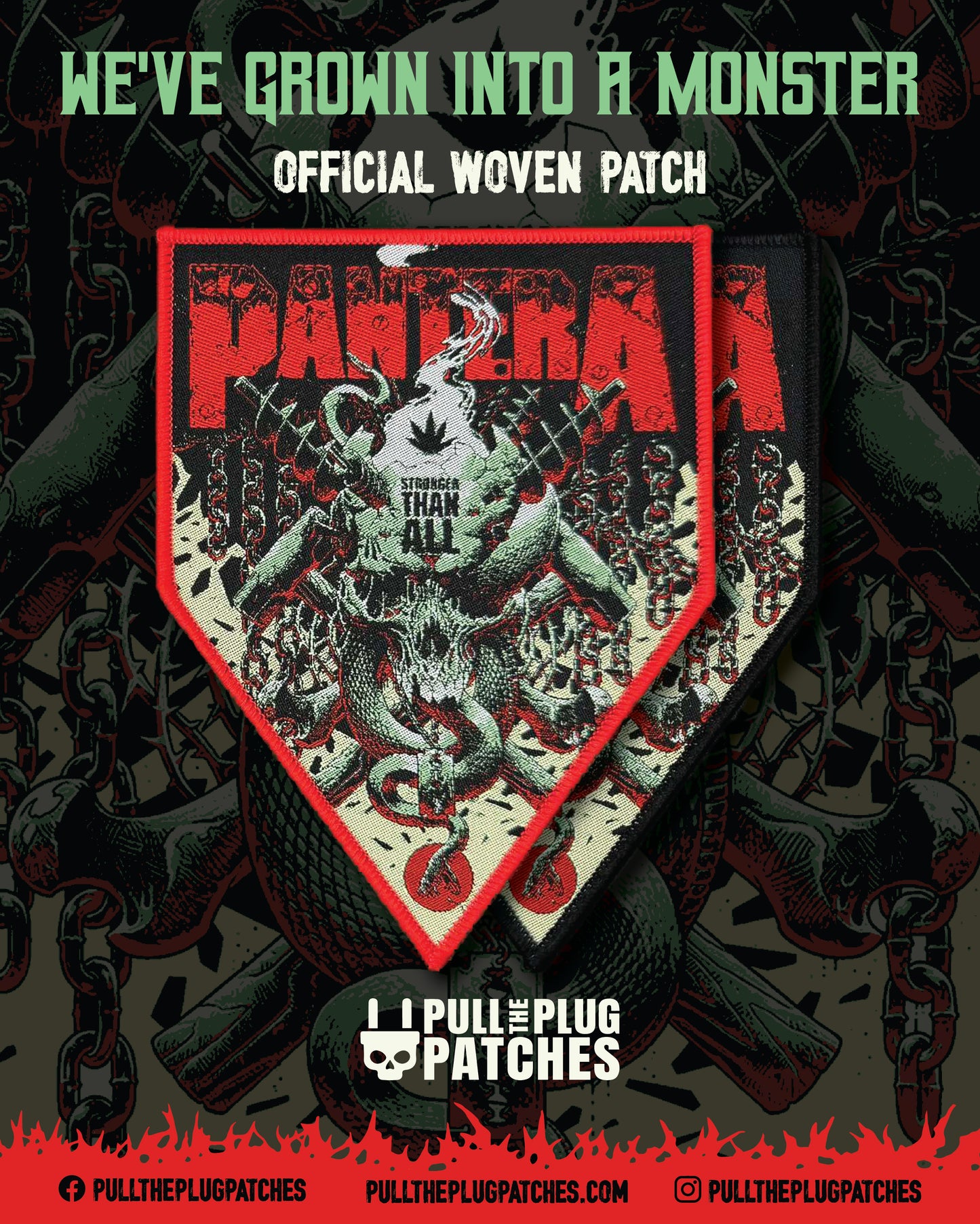 Pantera - Stronger than all - Patch