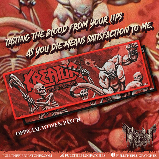 Kreator - Pleasure to Kill - Strip Patch