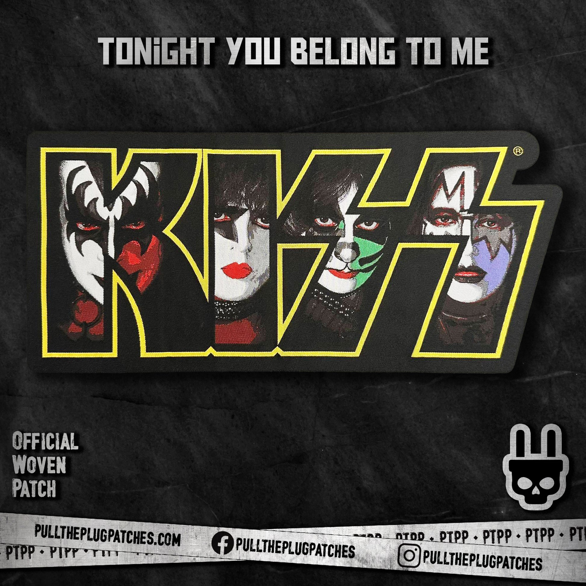 Kiss Army Logo - Parche Bordado Para Planchar De 4.5 Pulgadas