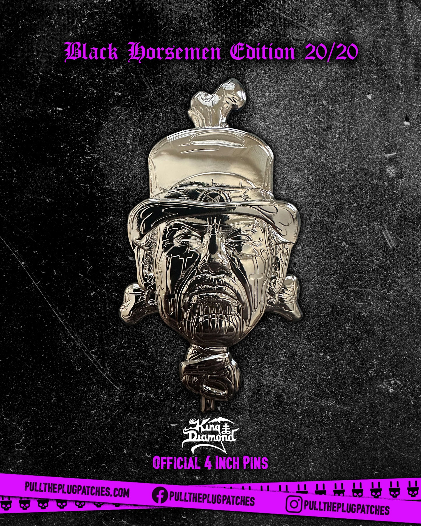 King Diamond - King Diamond - Deluxe Pin in Tin Box (4 Inch Pin)