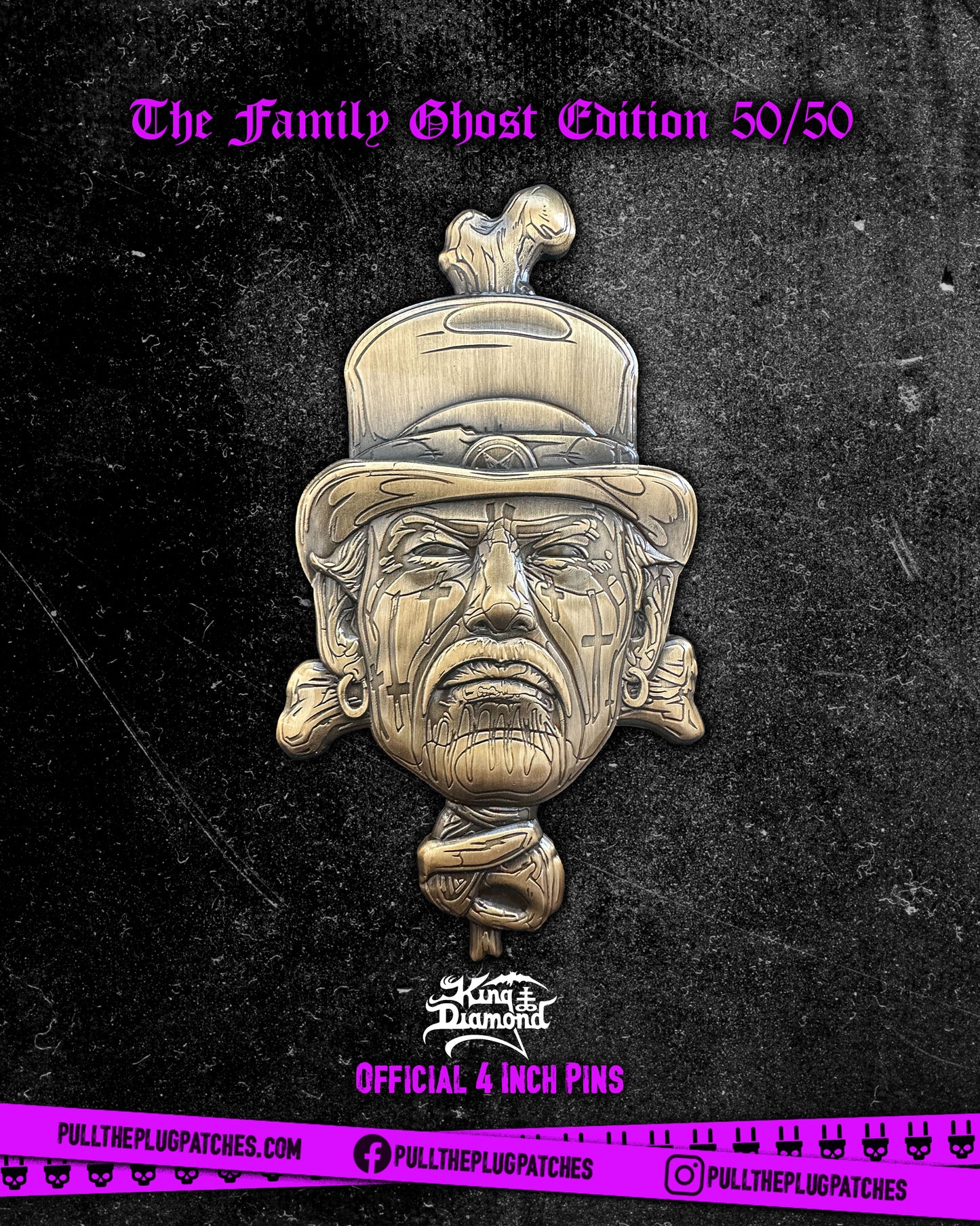 King Diamond - King Diamond - Deluxe Pin in Tin Box (4 Inch Pin)