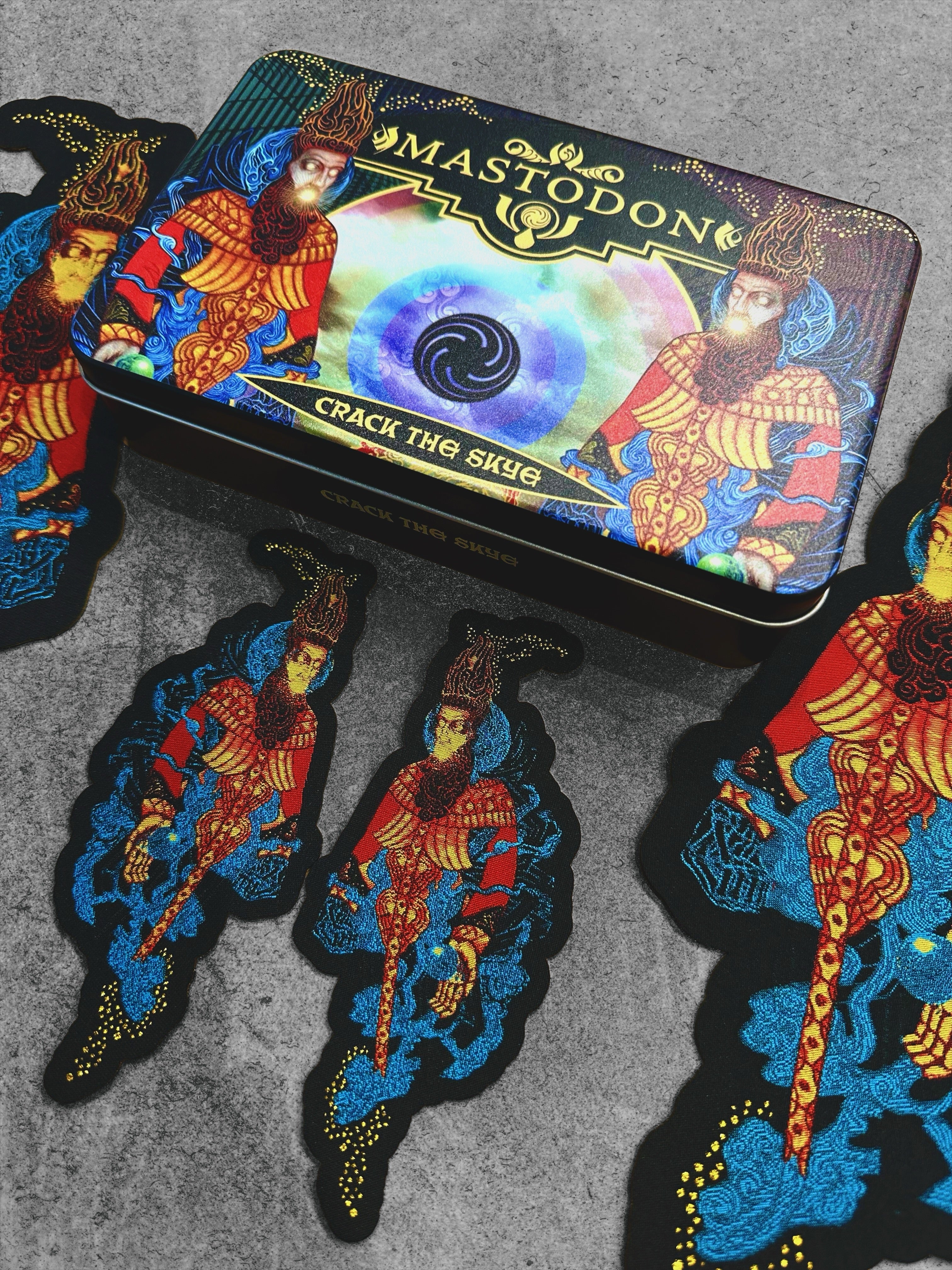 Mastodon - Crack The Skye - Tin Box Pin Set – Pull The Plug Patches