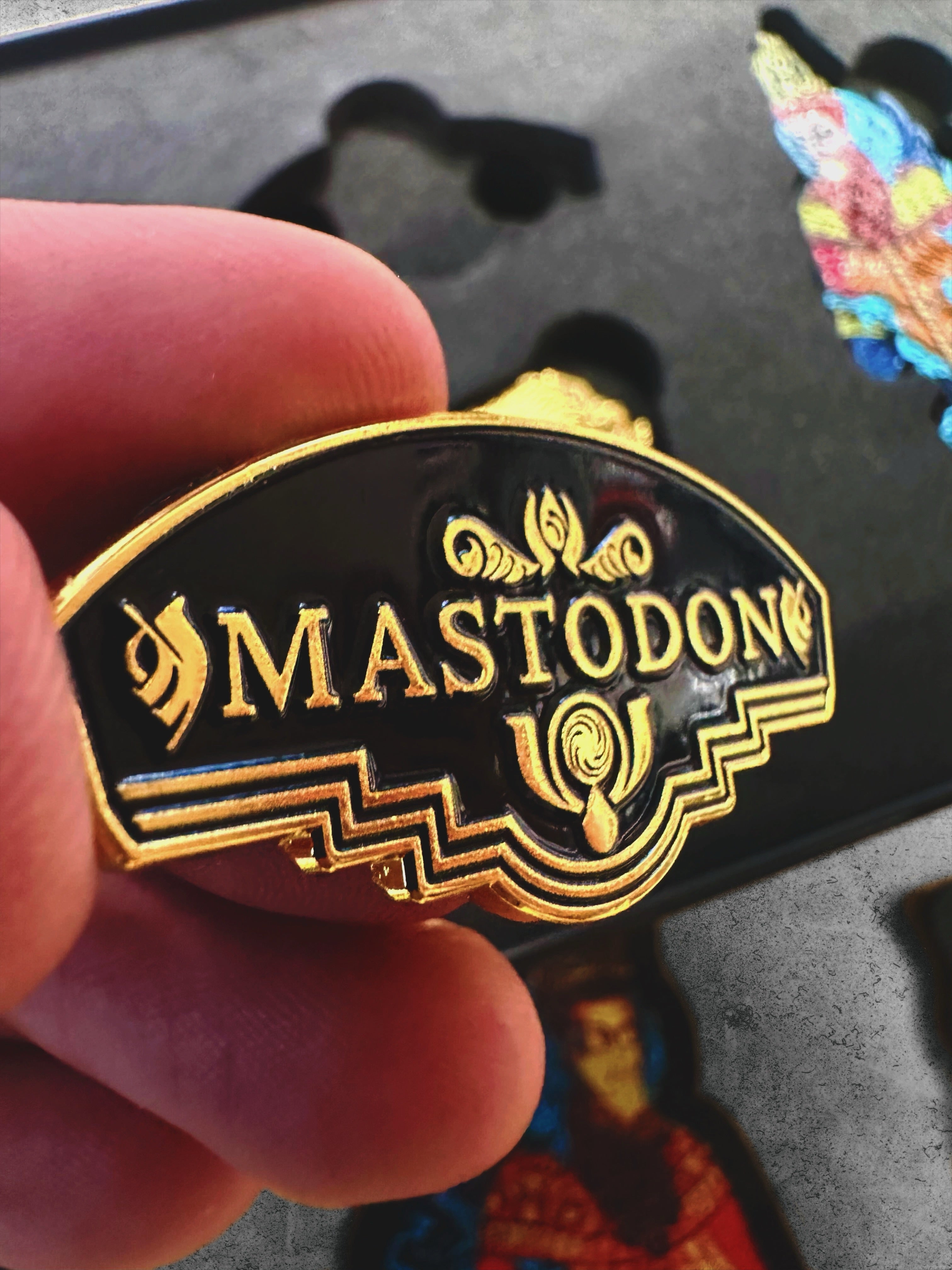 Mastodon - Crack The Skye - Tin Box Pin Set – Pull The Plug Patches