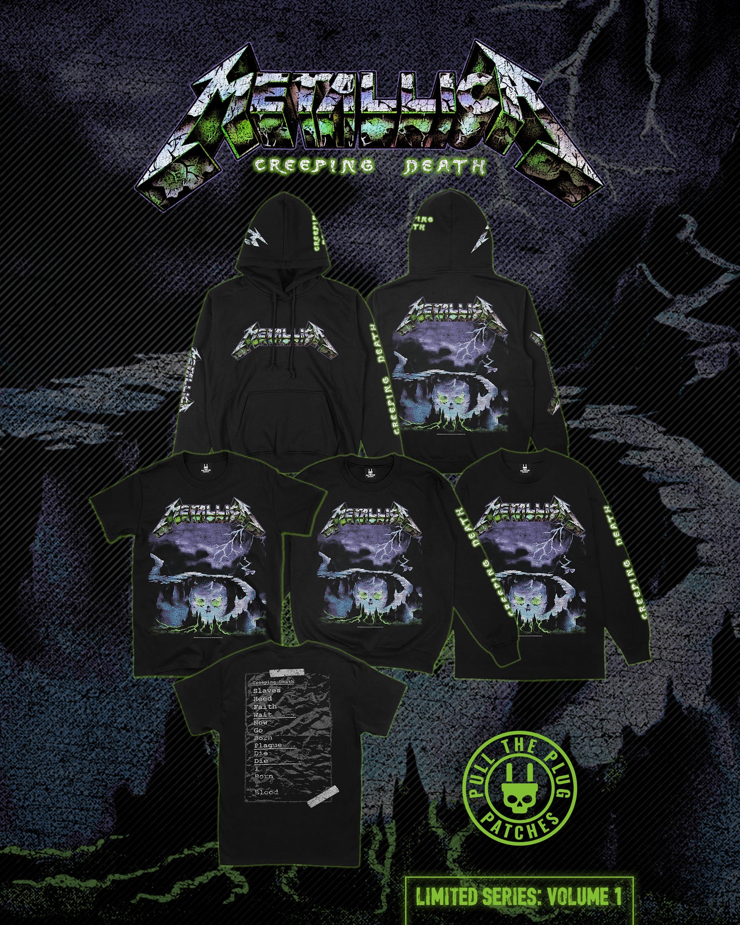 Metallica - Creeping Death - Deluxe Pullover Hoodie