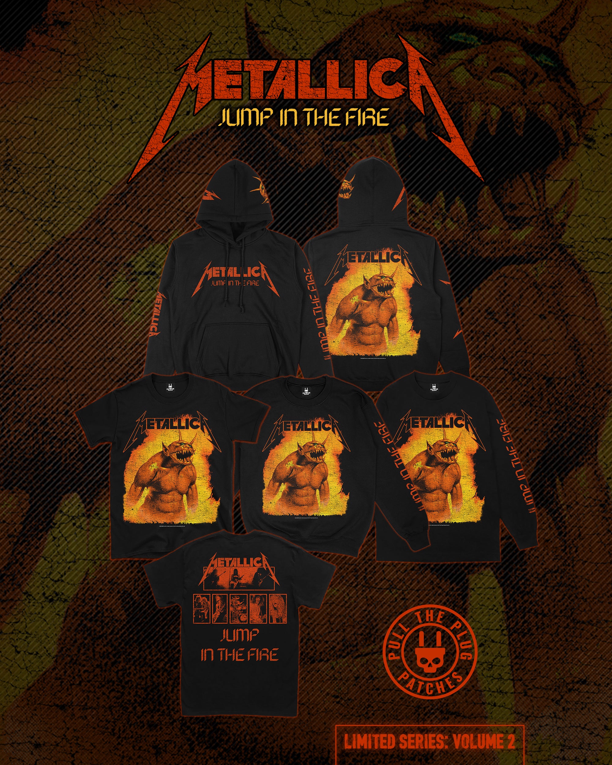 Metallica - Jump In The Fire - Shortsleeve Shirt – Pull The Plug