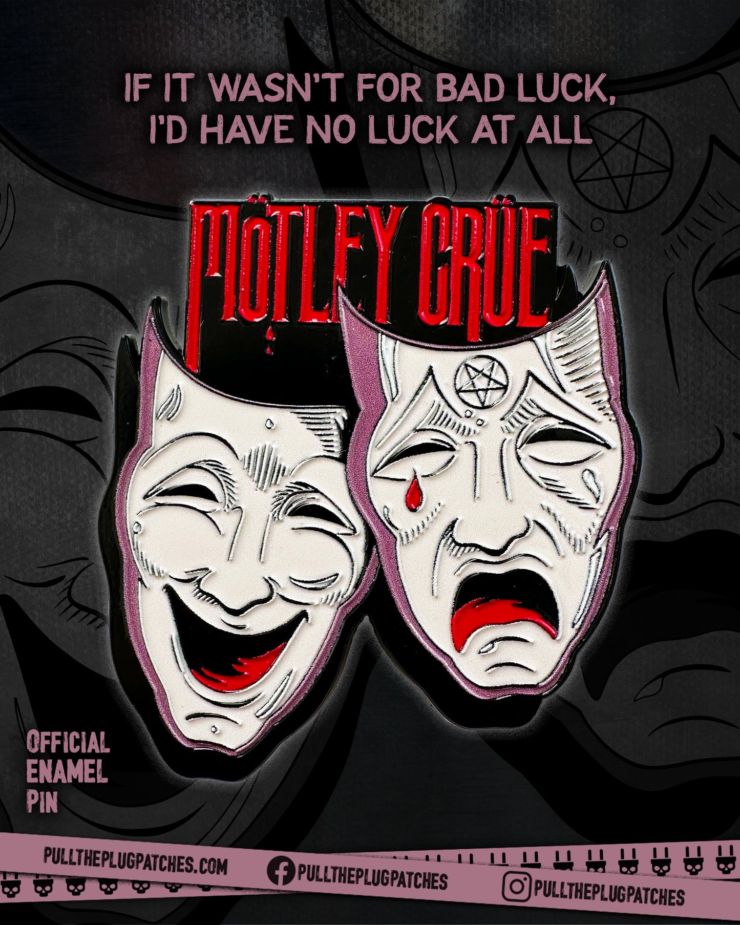 Motley Crue - Theatre Of Pain - Pin