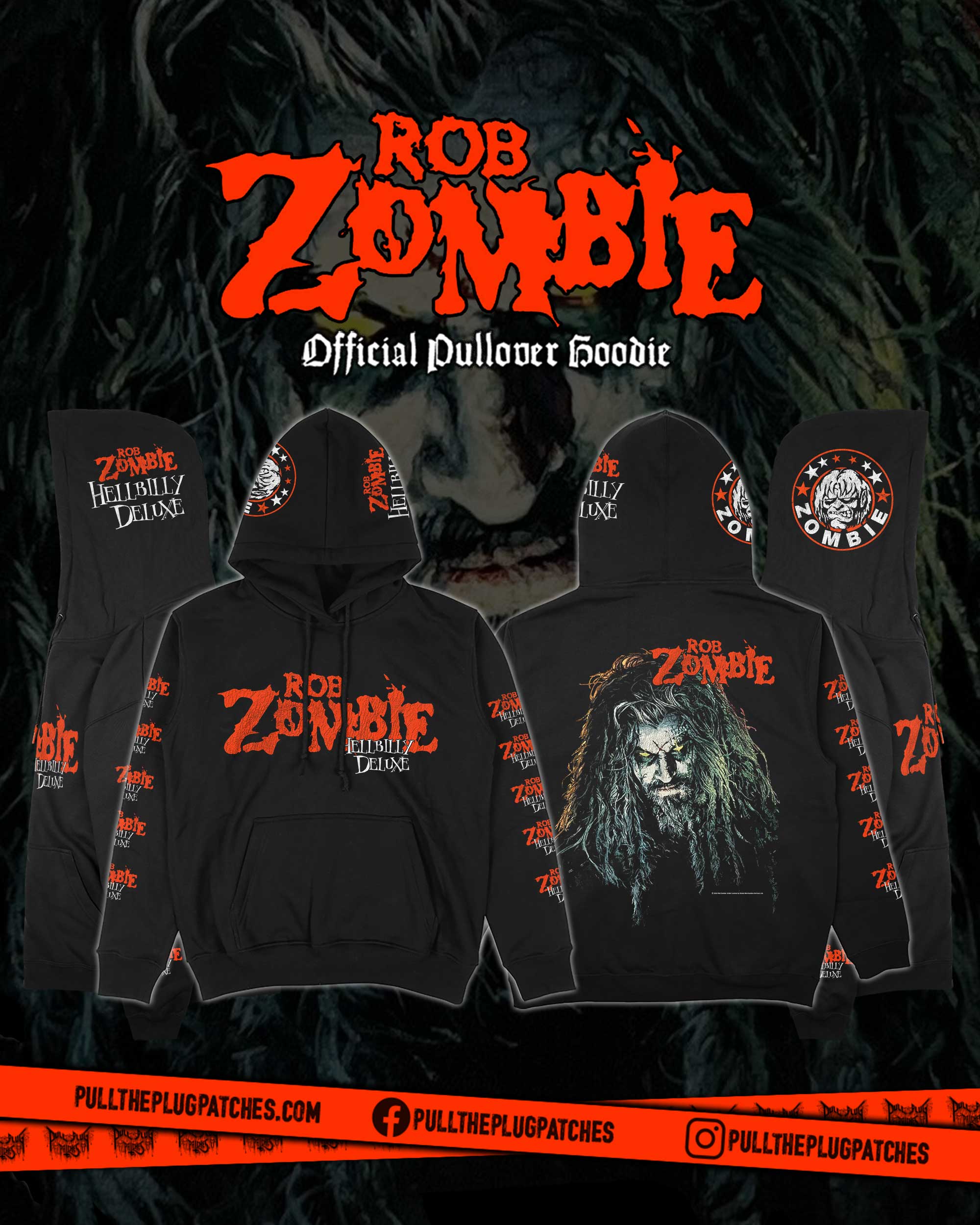 Rob Zombie - Hellbilly Deluxe - Deluxe Pullover Hoodie – Pull The