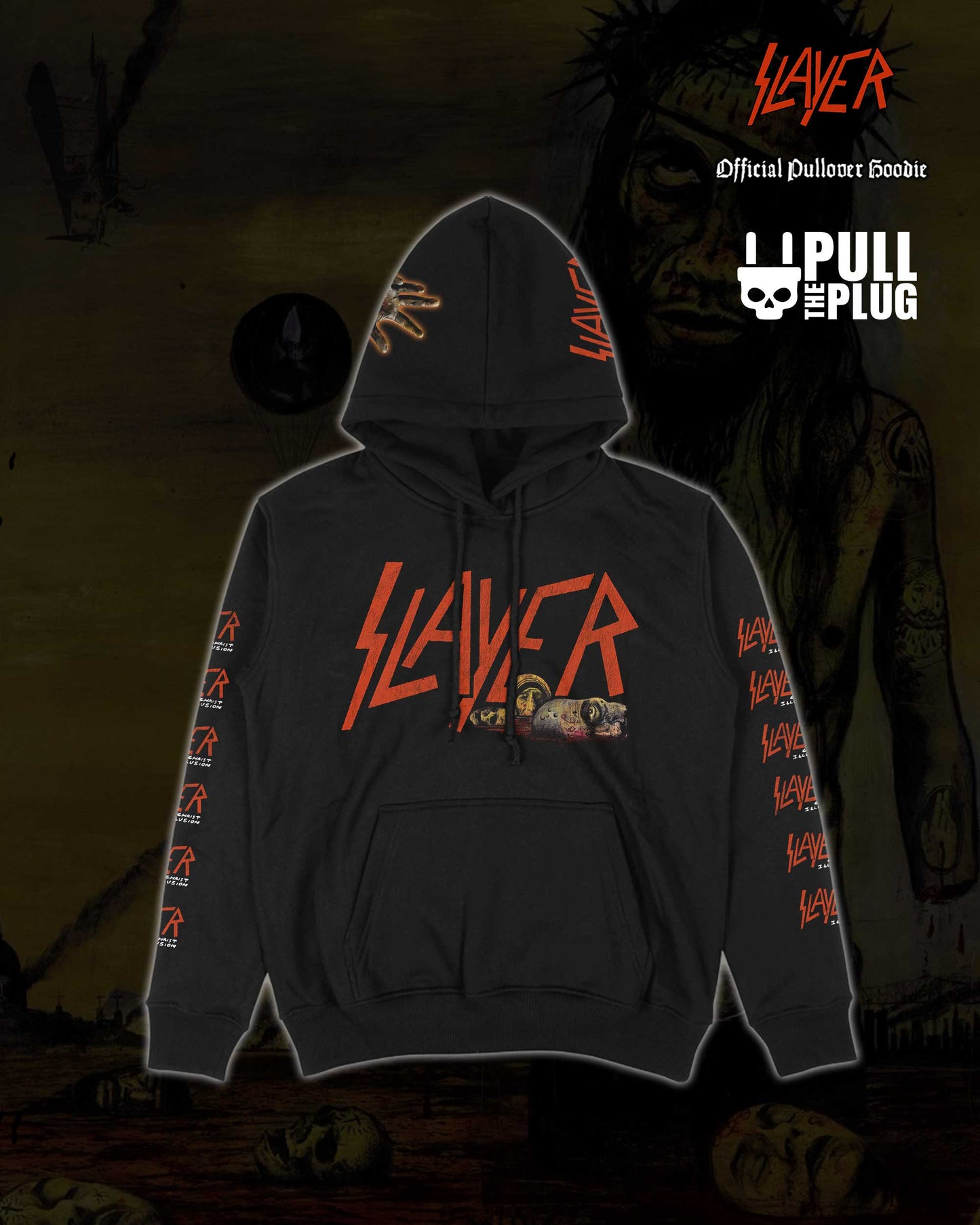 Slayer - Christ Illusion - Deluxe Pullover Hoodie