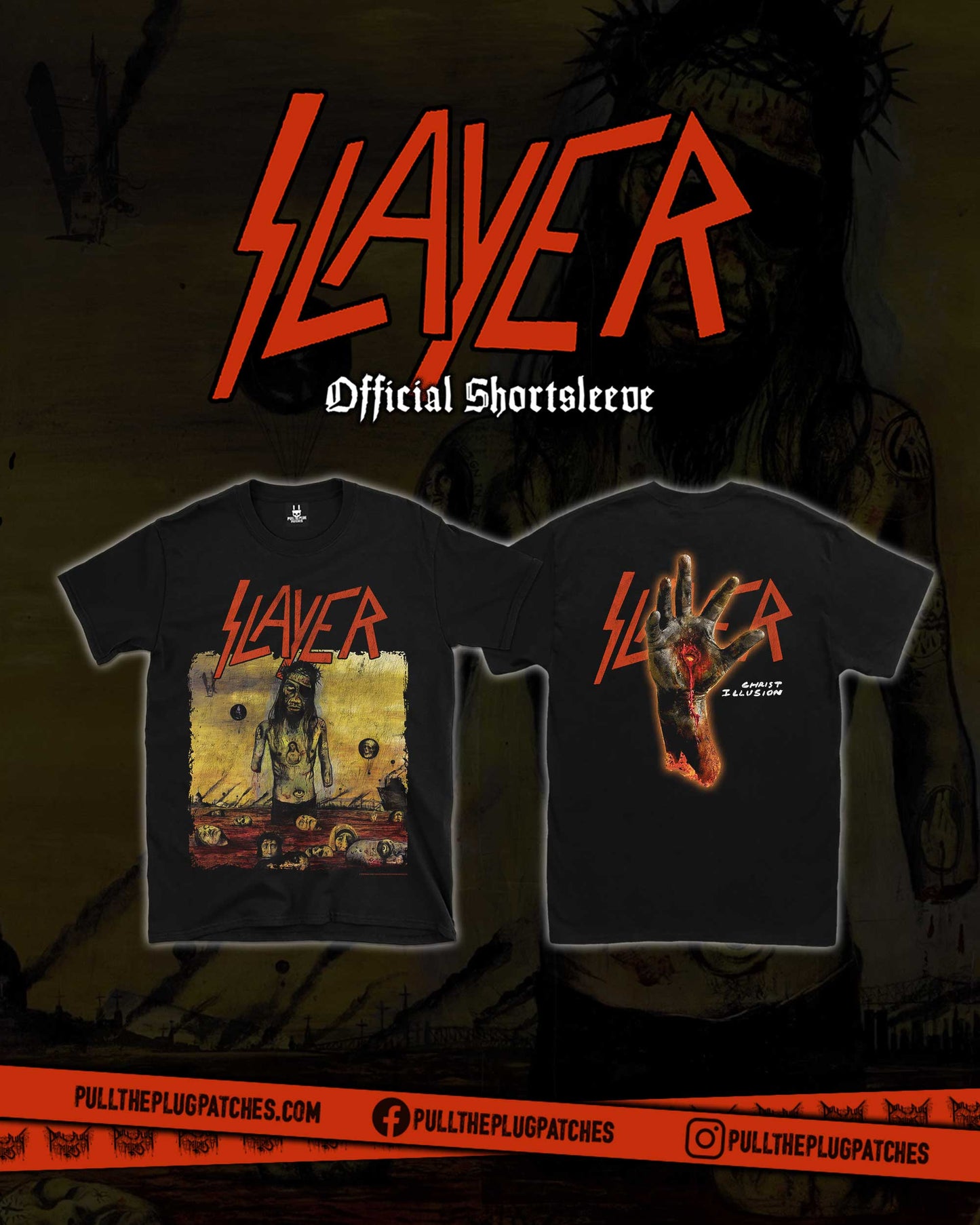 Slayer - Christ Illusion - Shortsleeve Shirt