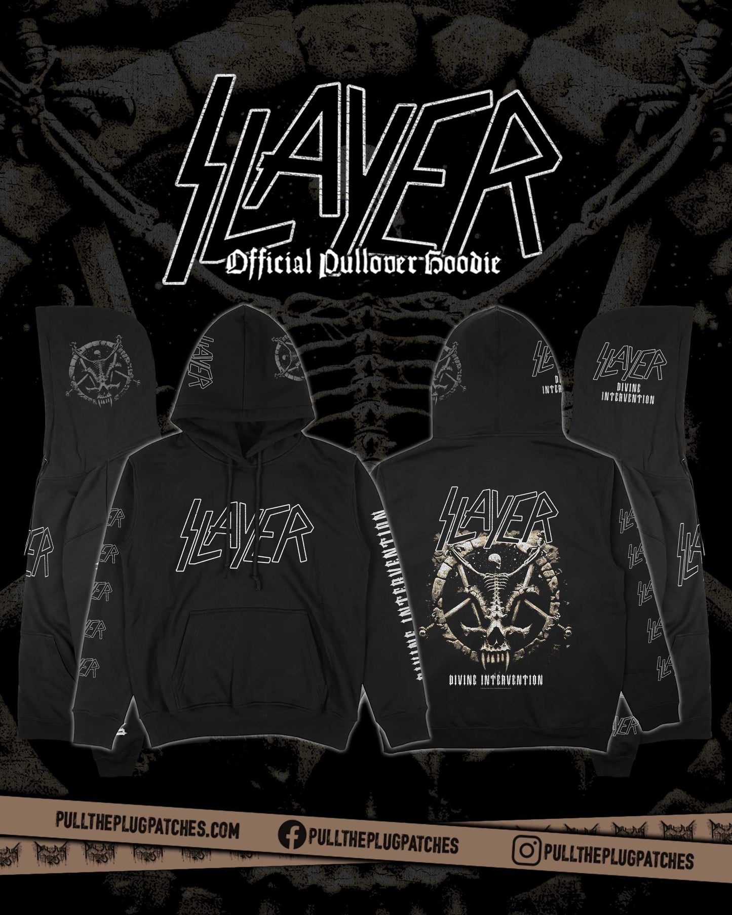 Slayer - Divine Intervention - Deluxe Pullover Hoodie