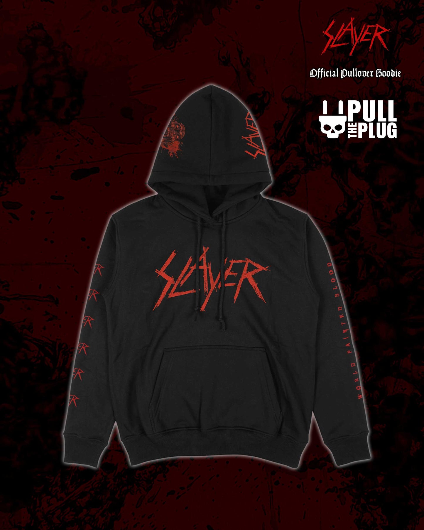 Slayer - World Painted Blood - Deluxe Pullover Hoodie