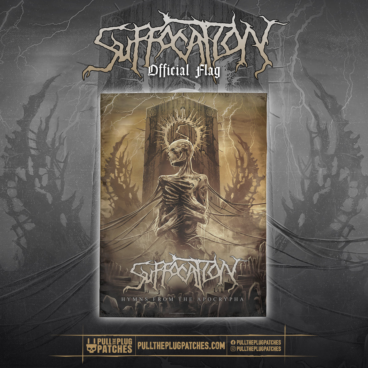 Suffocation - Hymns from the Apocrypha - Flag – Pull The Plug Patches