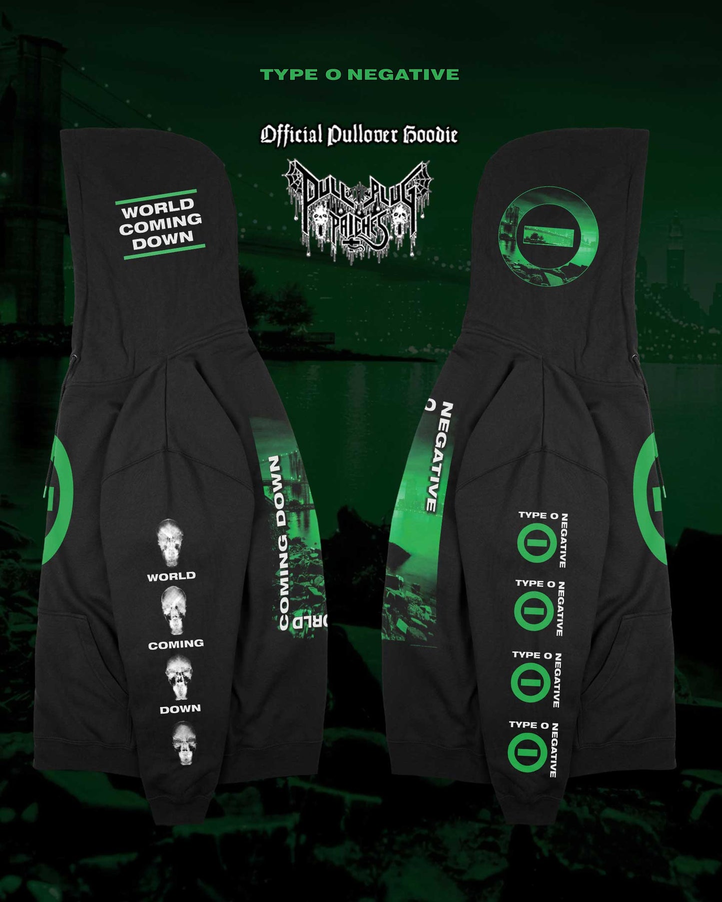 Type O Negative - World Coming Down - Deluxe Pullover Hoodie