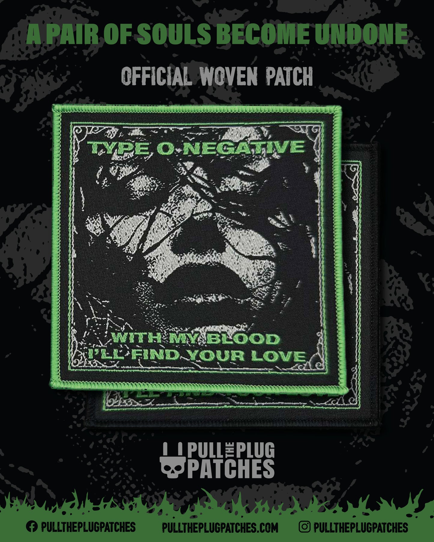 Type O Negative - With My Blood I'll Find You - Patch