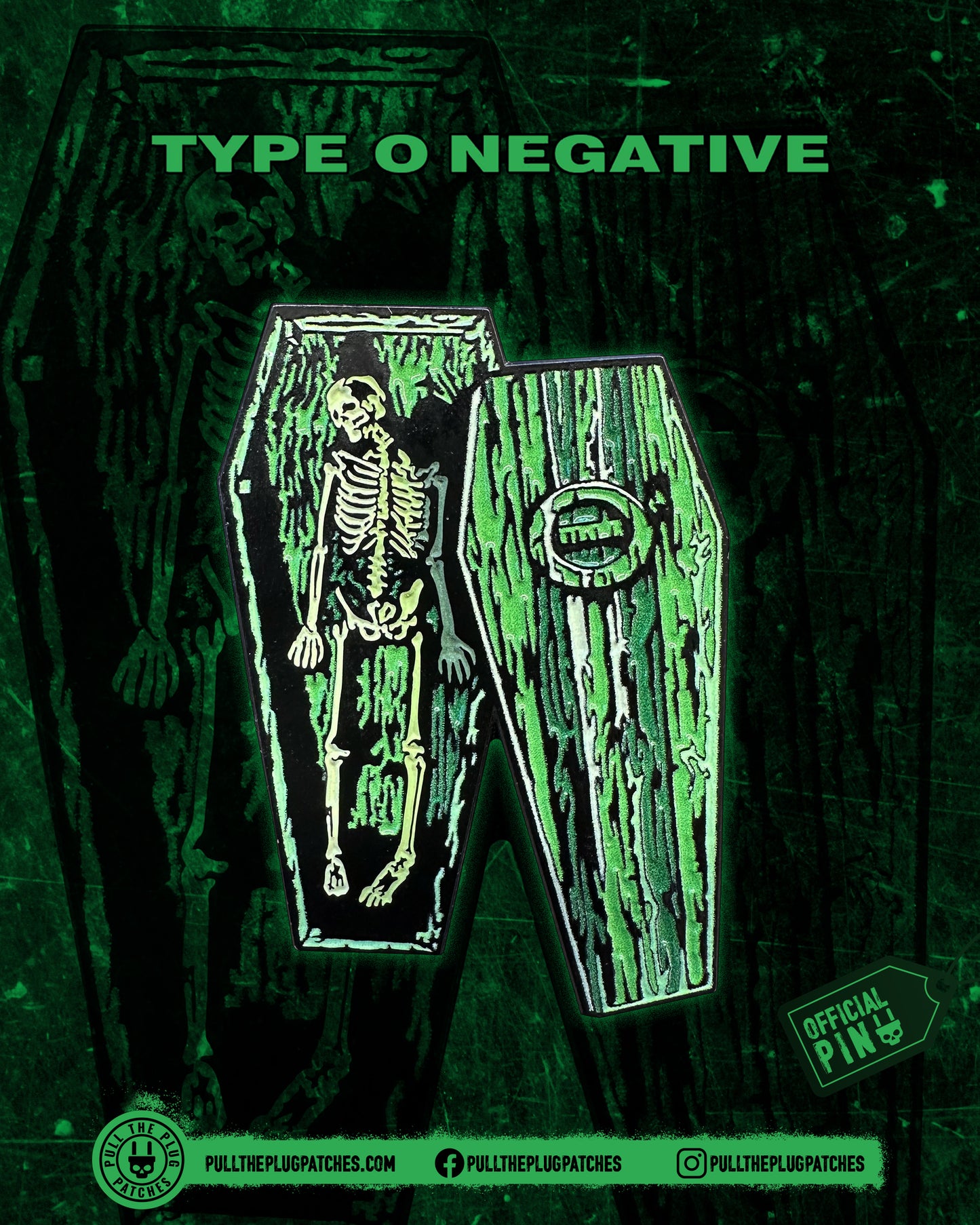 Type O Negative - Coffin - Pin
