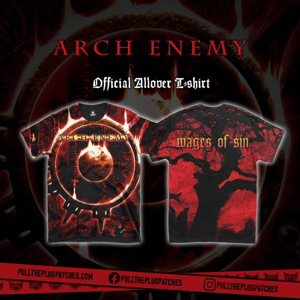 Arch Enemy - Wages Of Sin - All-Over Shirt – Pull The Plug Patches