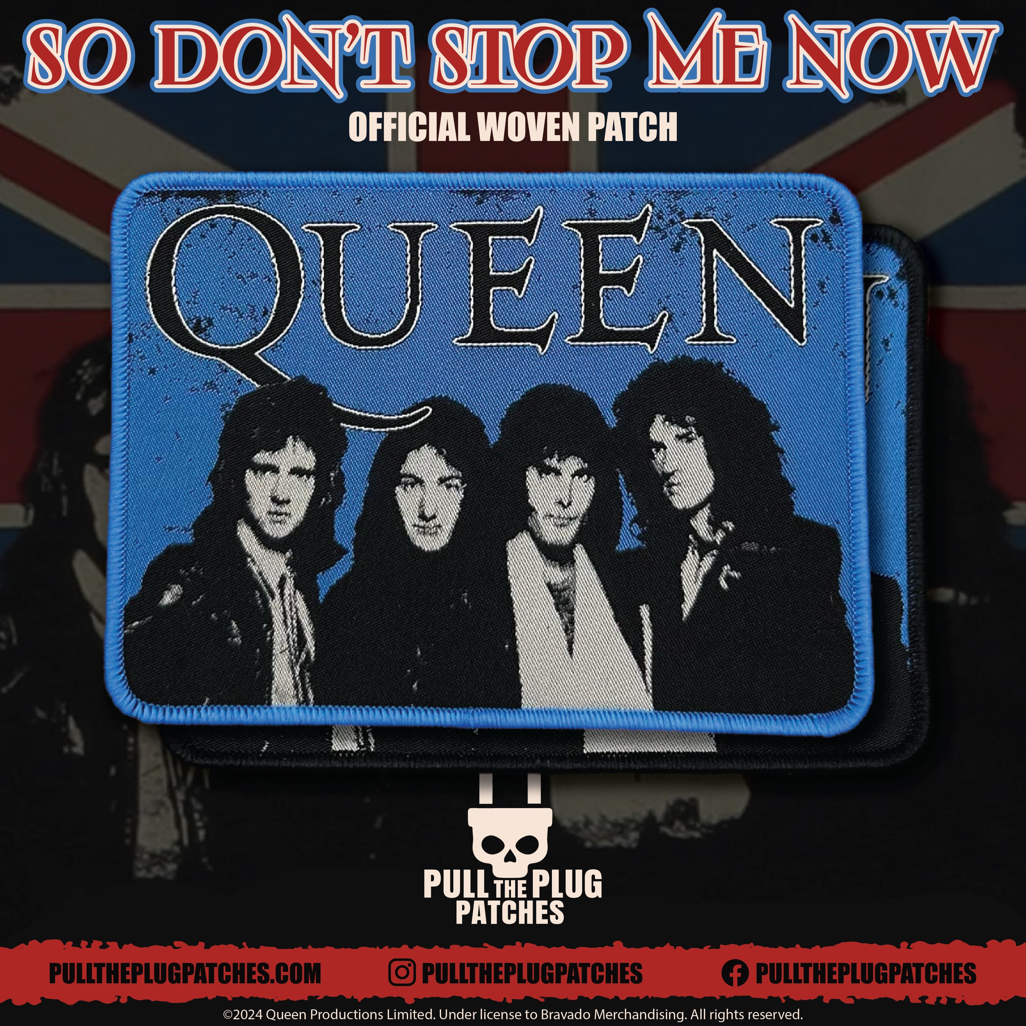 Queen - Don't Stop Me Now - Patch – Pull The Plug Patches