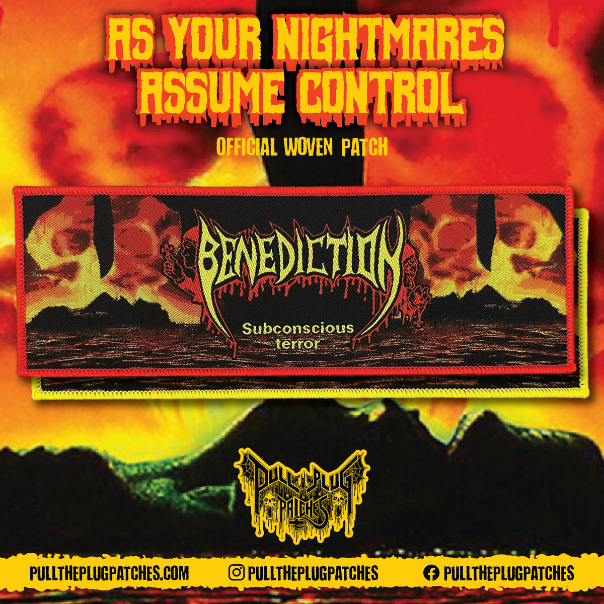 Benediction - Subconscious Terror - Strip Patch – Pull The Plug 