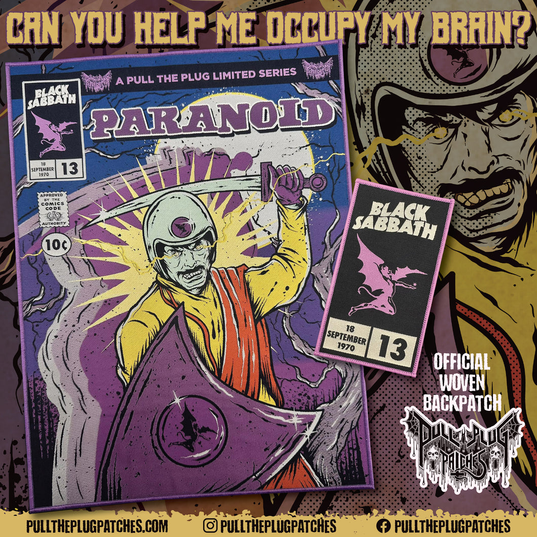 Black Sabbath - Paranoid - Comic Set