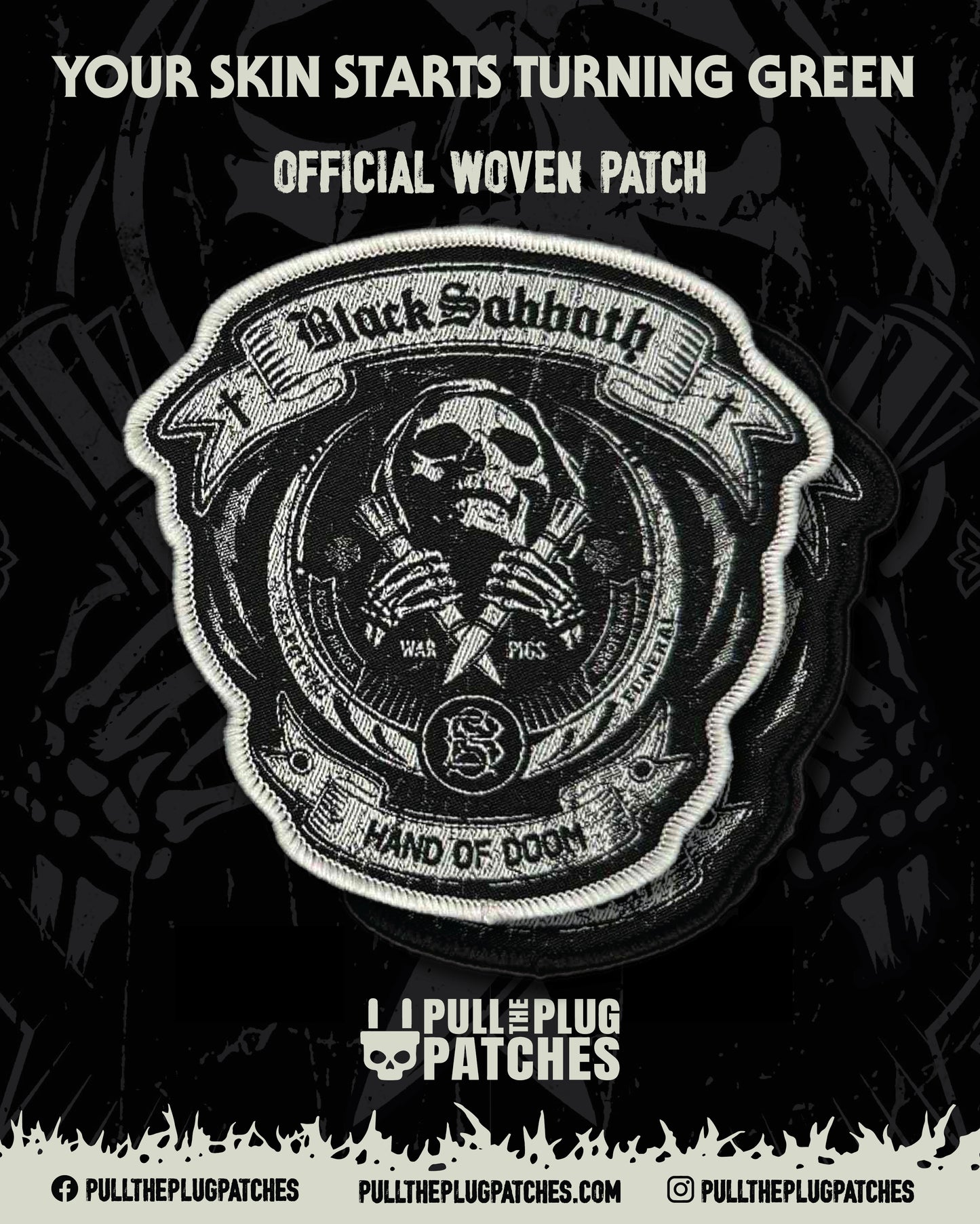 Black Sabbath - Hand Of Doom - Patch